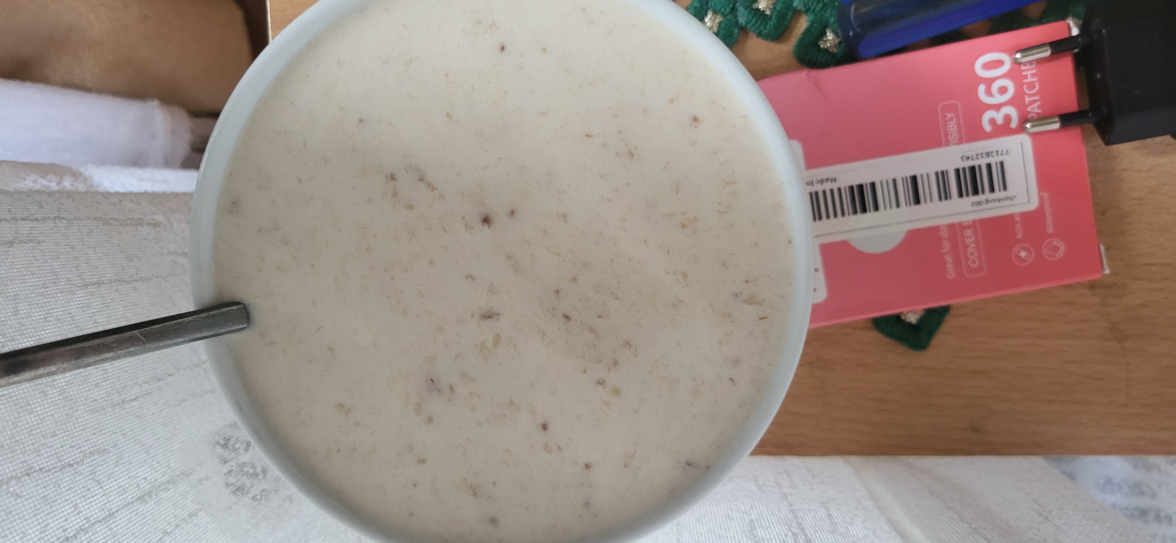 Sütlü yulaf çorbası