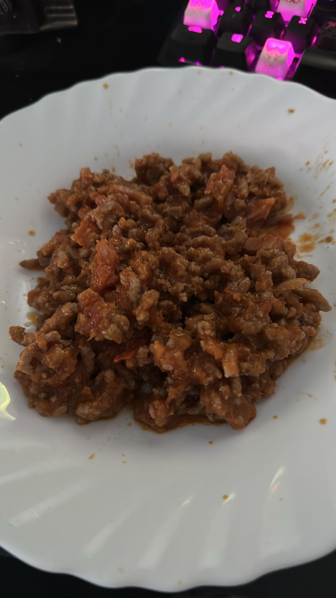 carne molida con tomate