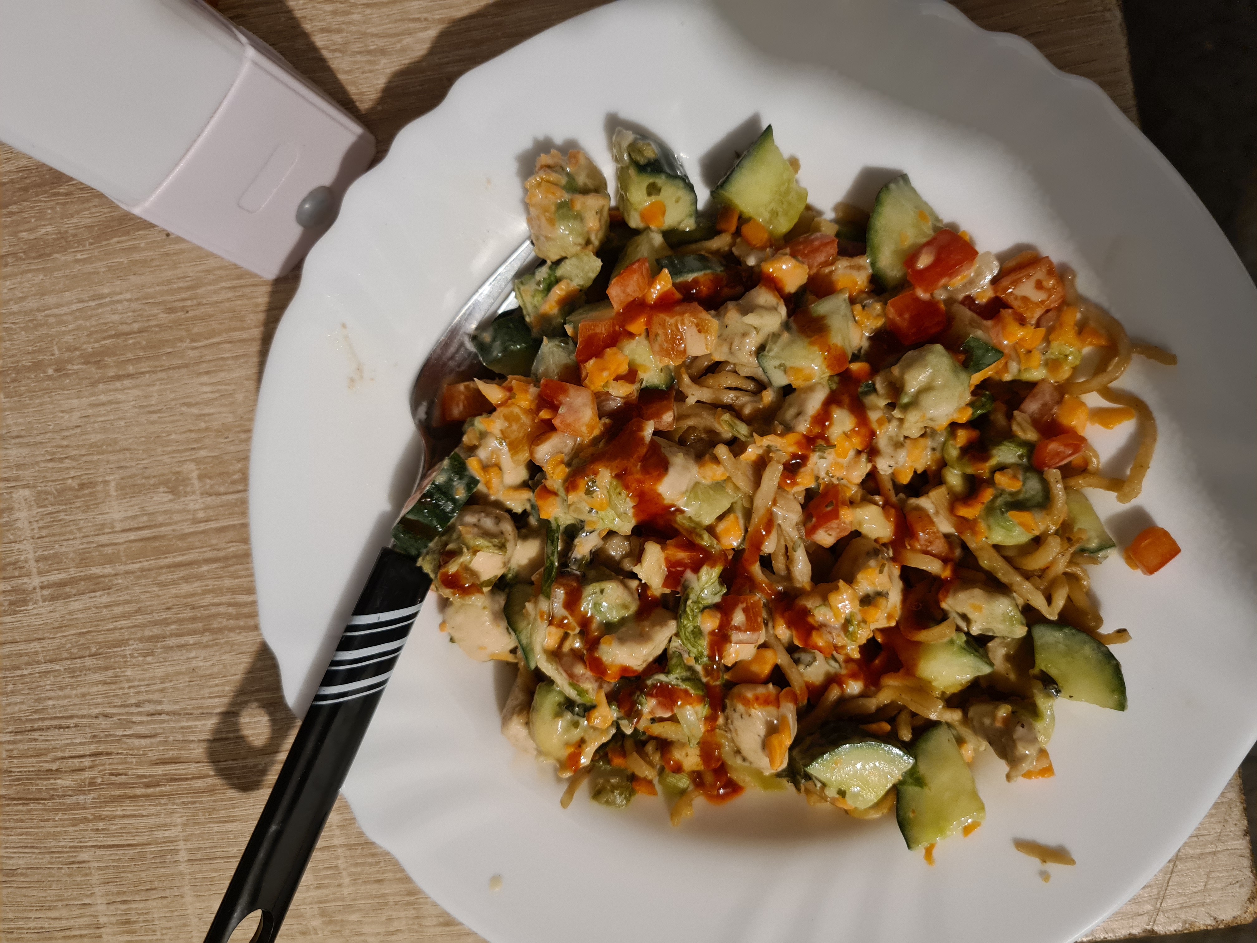 Nudelpfanne mit Gemüse