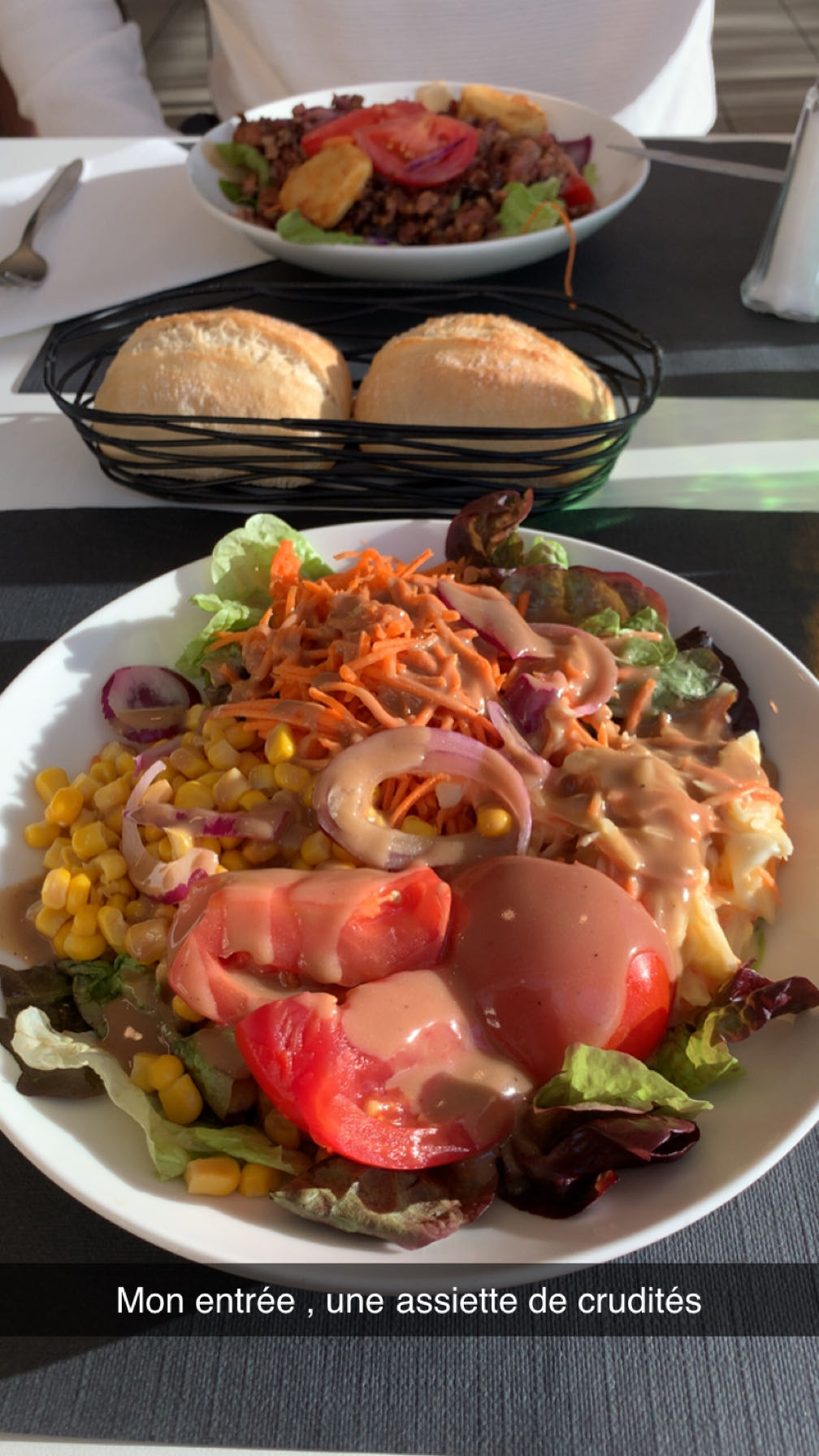 Assiette de crudités