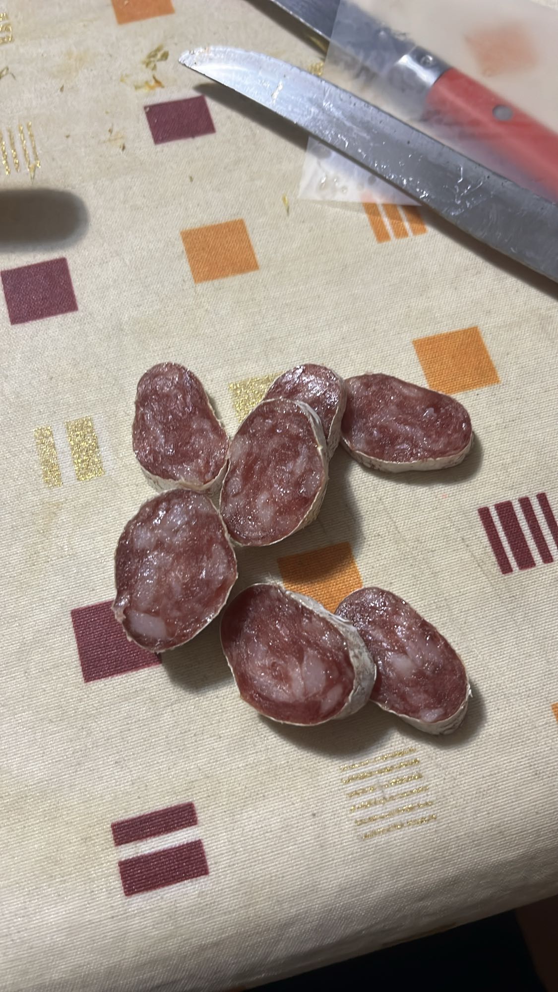 rodajas de salchichón