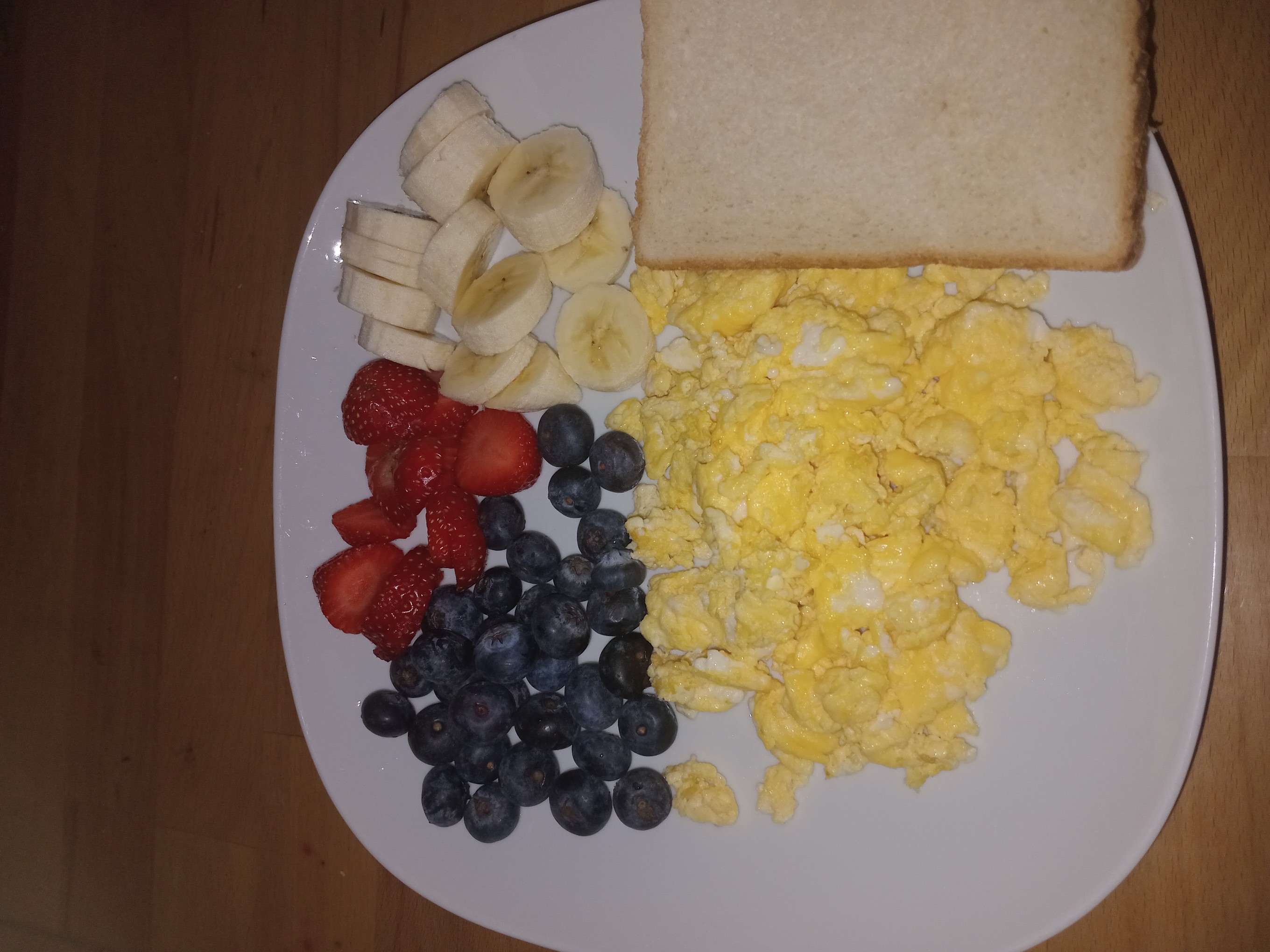 Fruit, Eggs & Toast Plate
