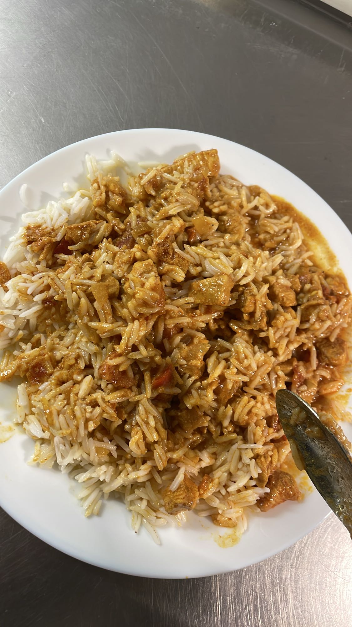 Kycklinggryta med ris