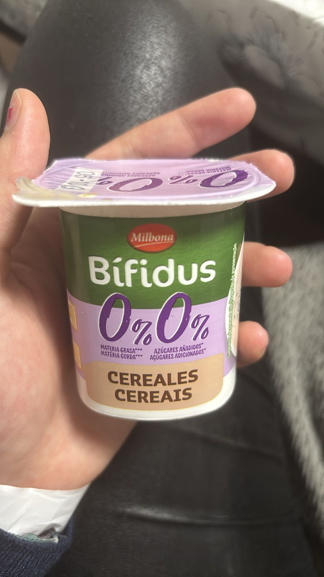 Yogur bifidus cereales