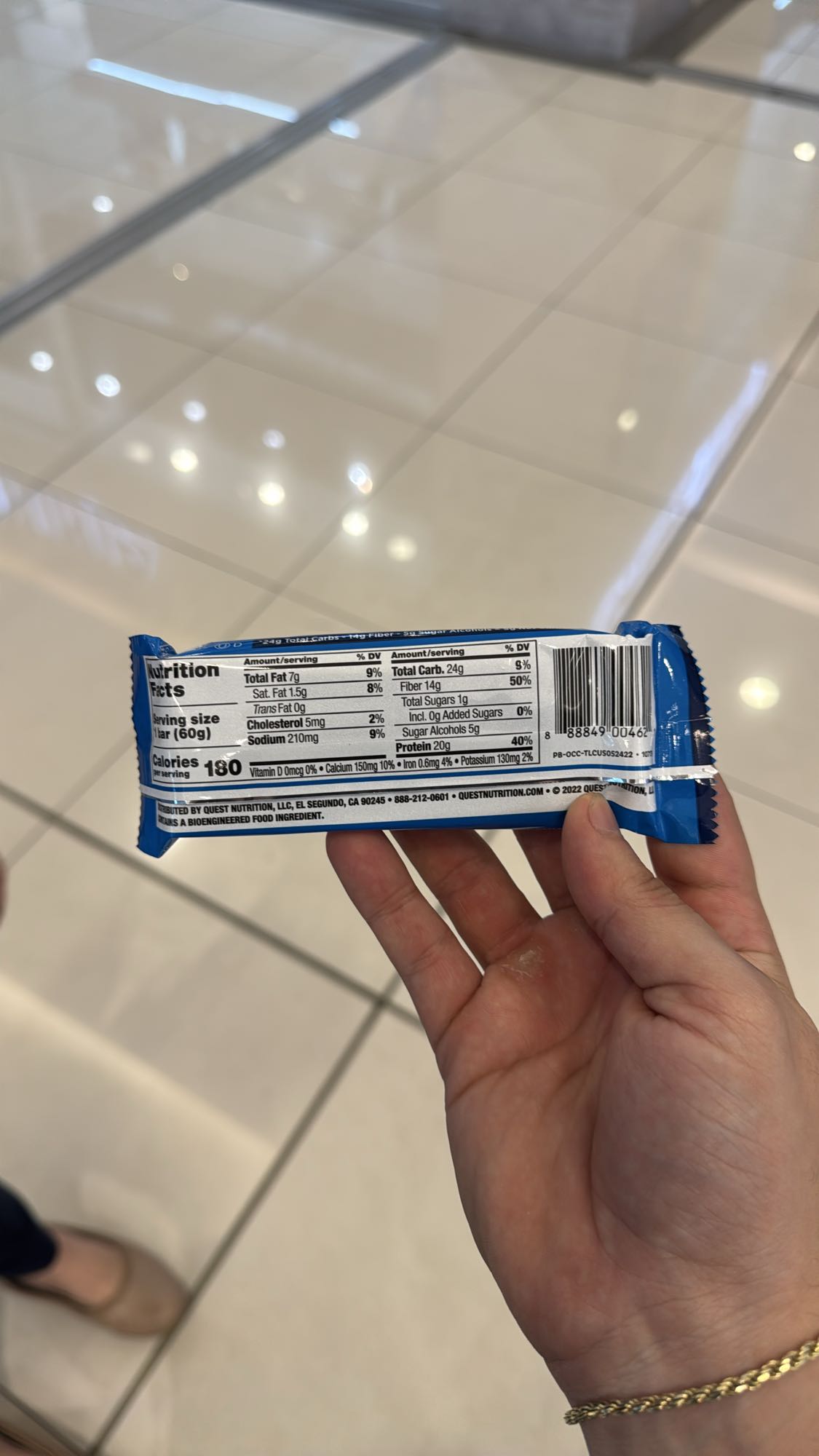 Barra de proteína Quest