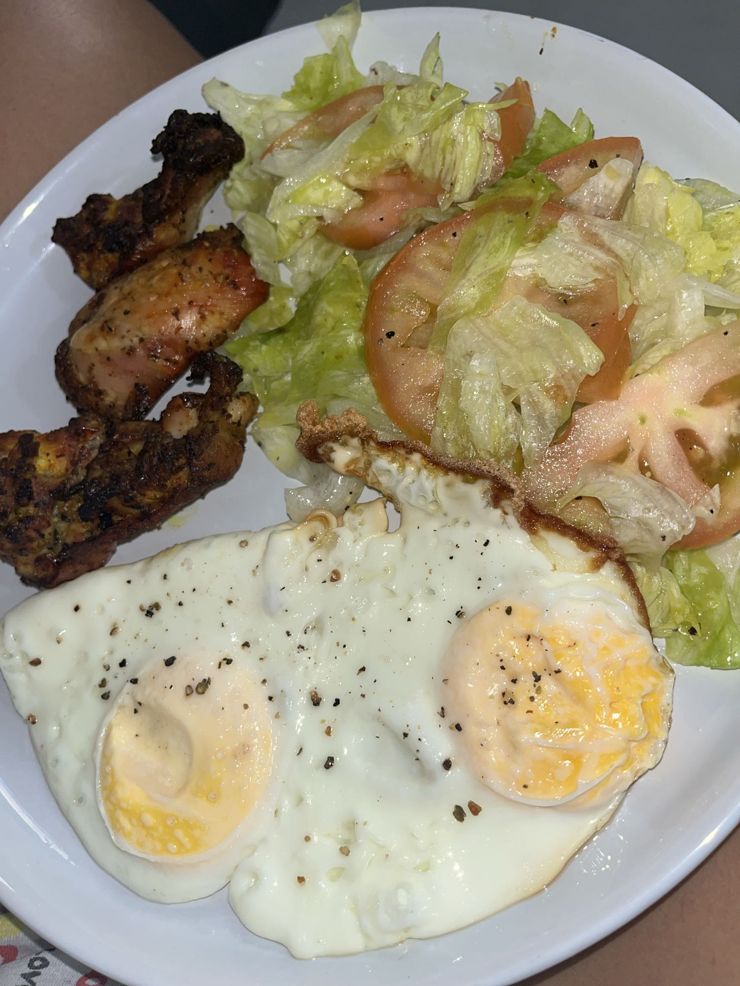 Eggs, Chicken & Salad