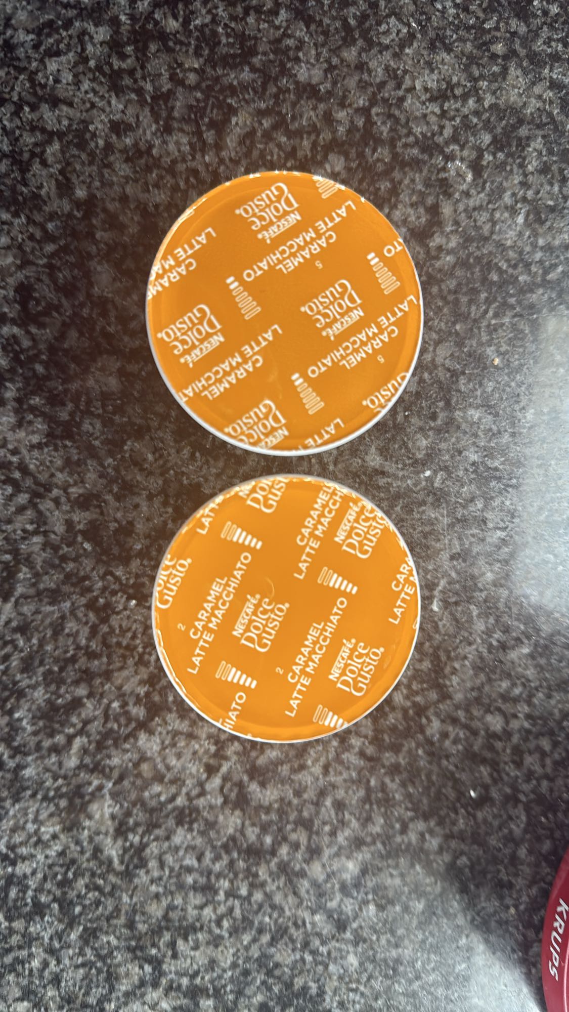 Caramel latte macchiato