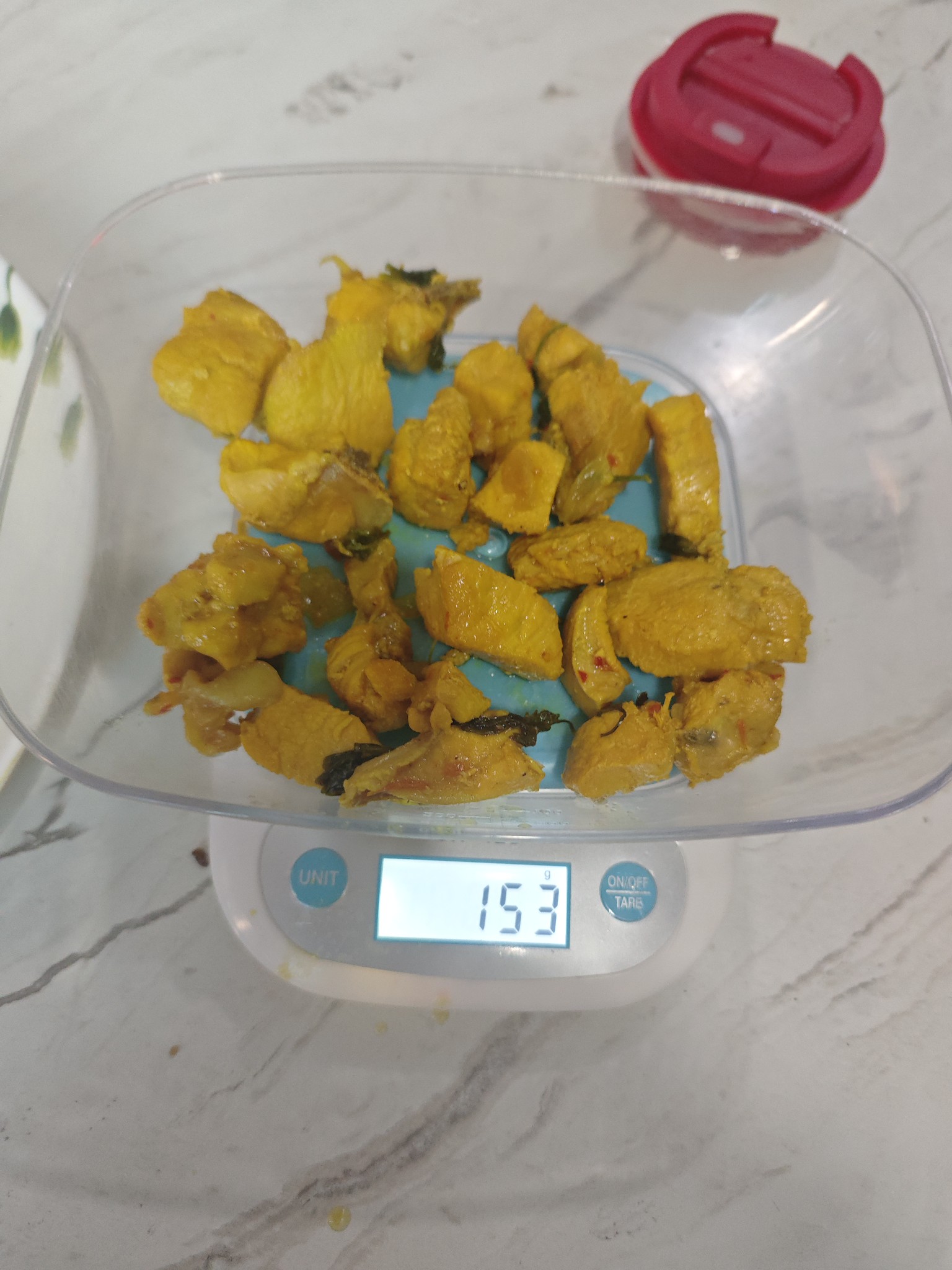 Grilled turmeric chicken