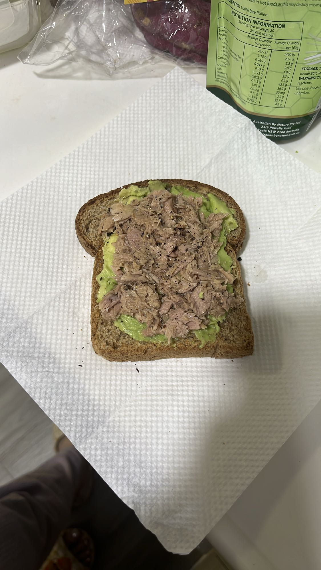 Tuna Avocado Toast