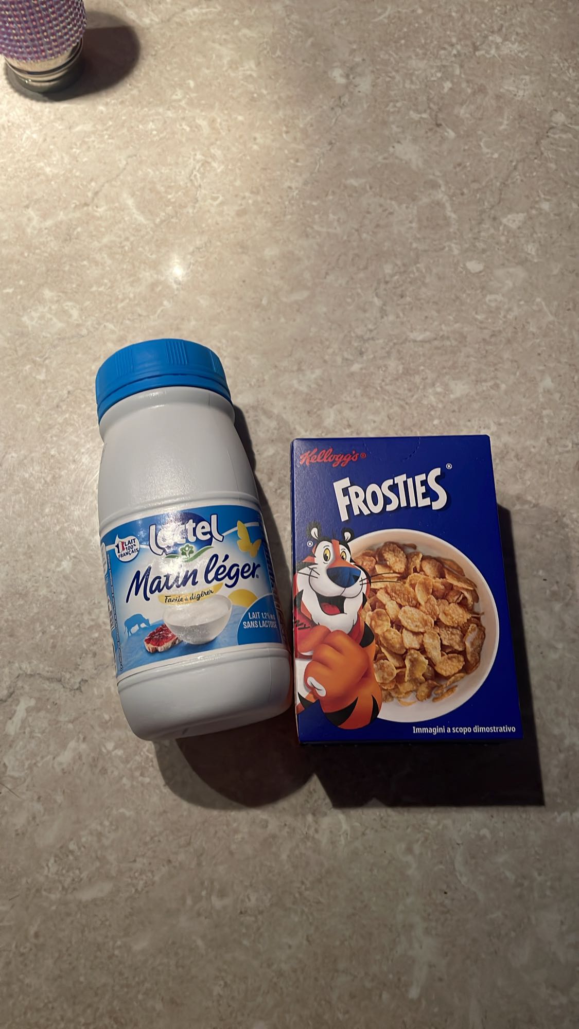 Céréales au lait léger