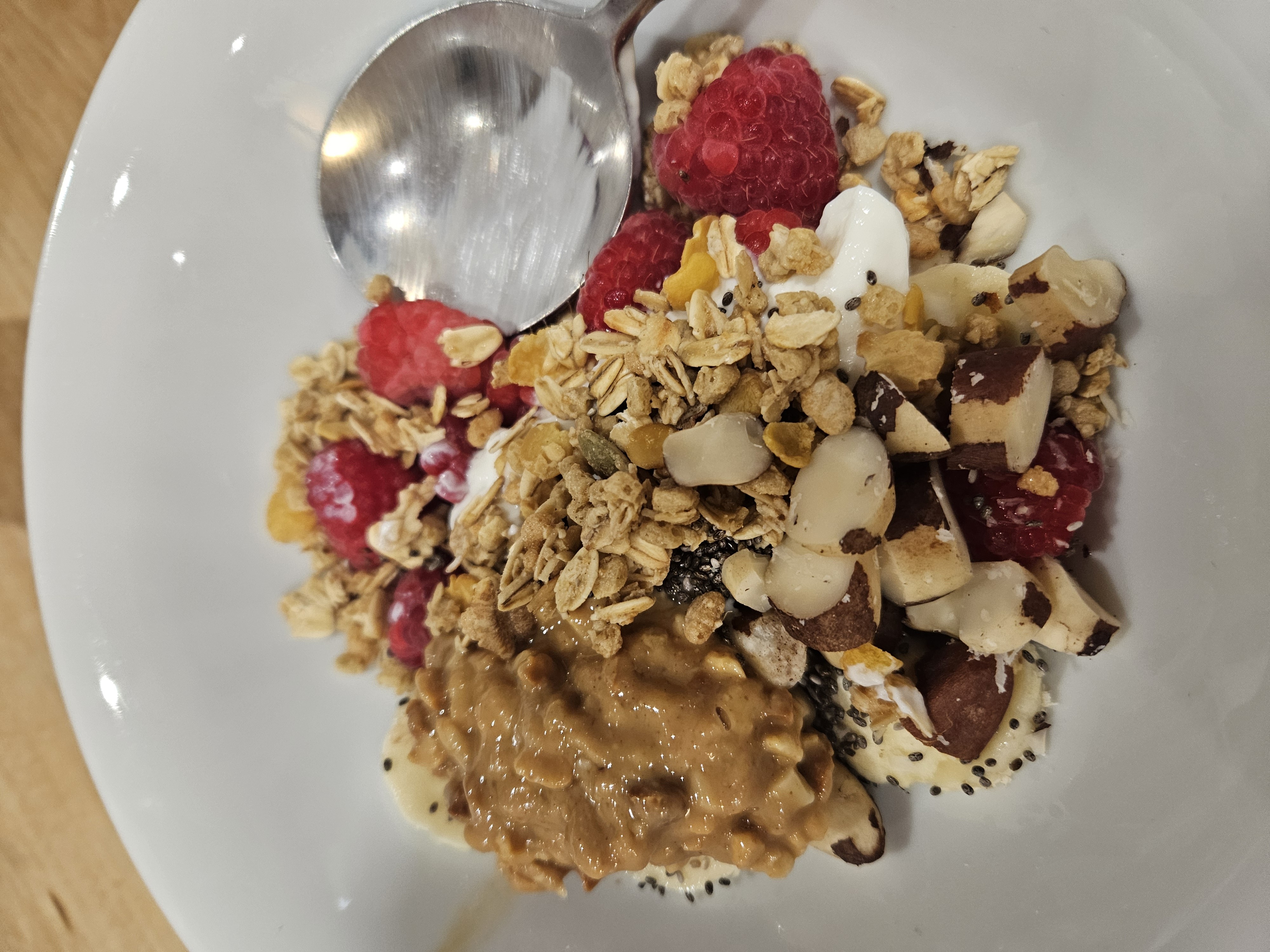 Granola Yogurt Fruit Bowl