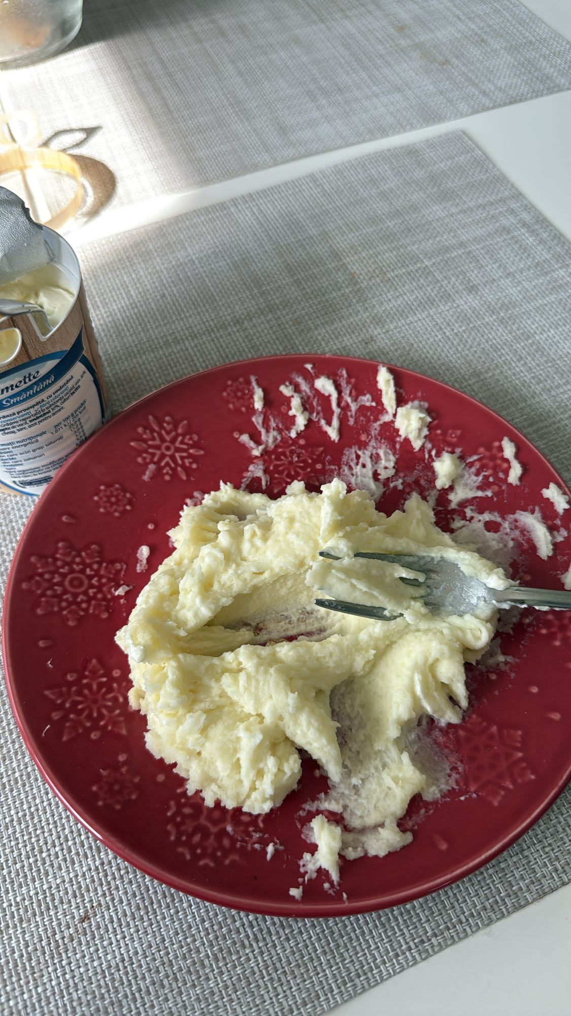 Piure de cartofi cu smântână