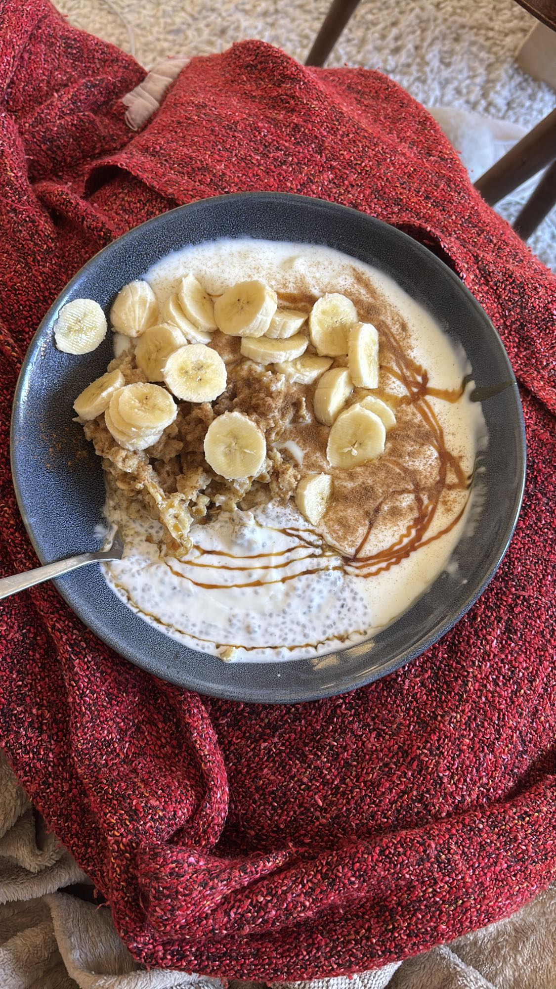 Havregrynsgröt med banan