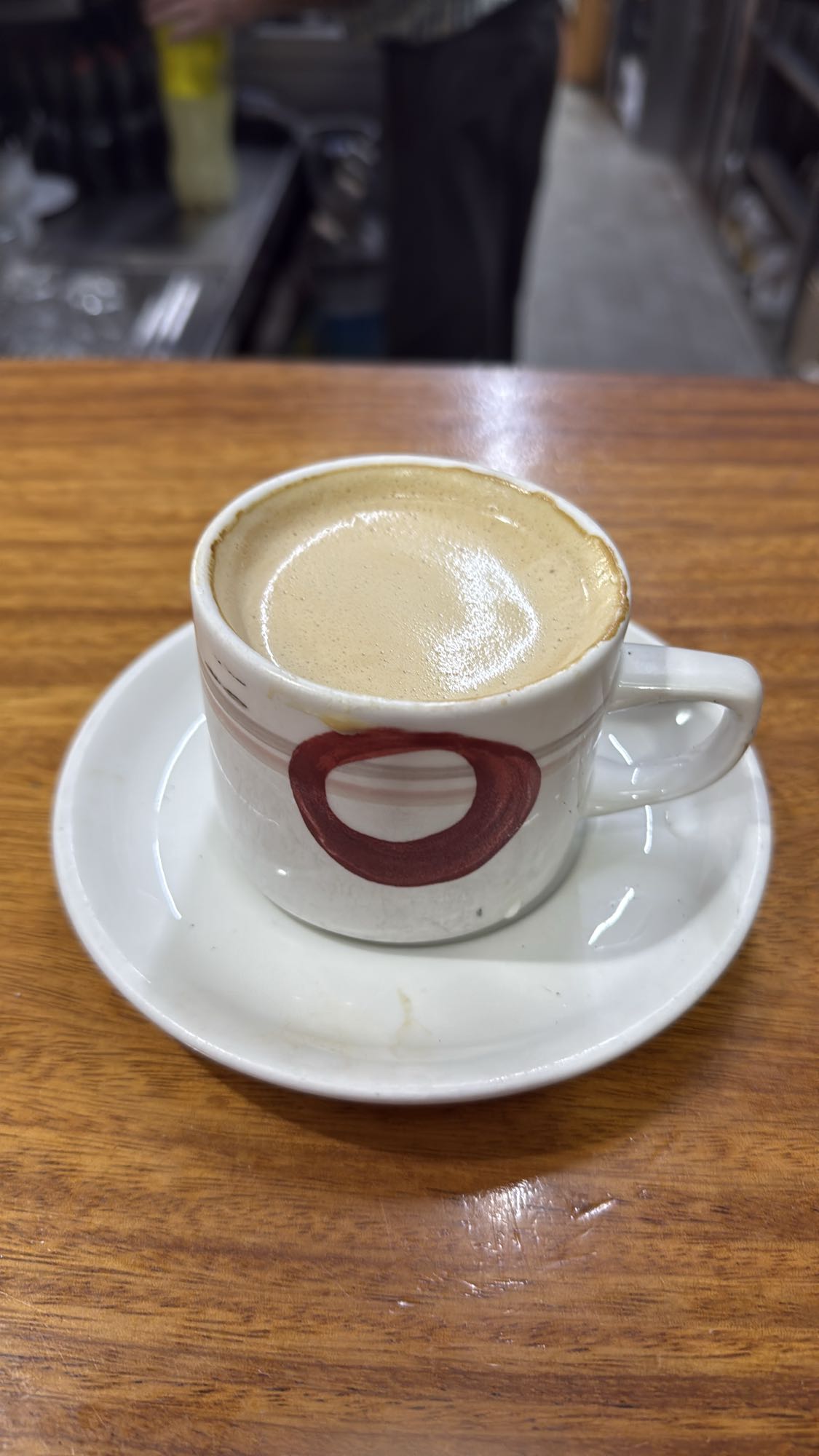 café con leche pequeño