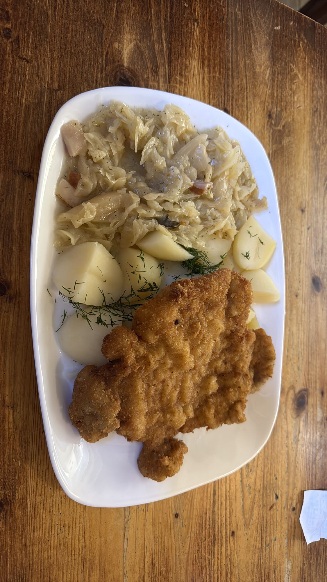 Kotlet schabowy z ziemniakami