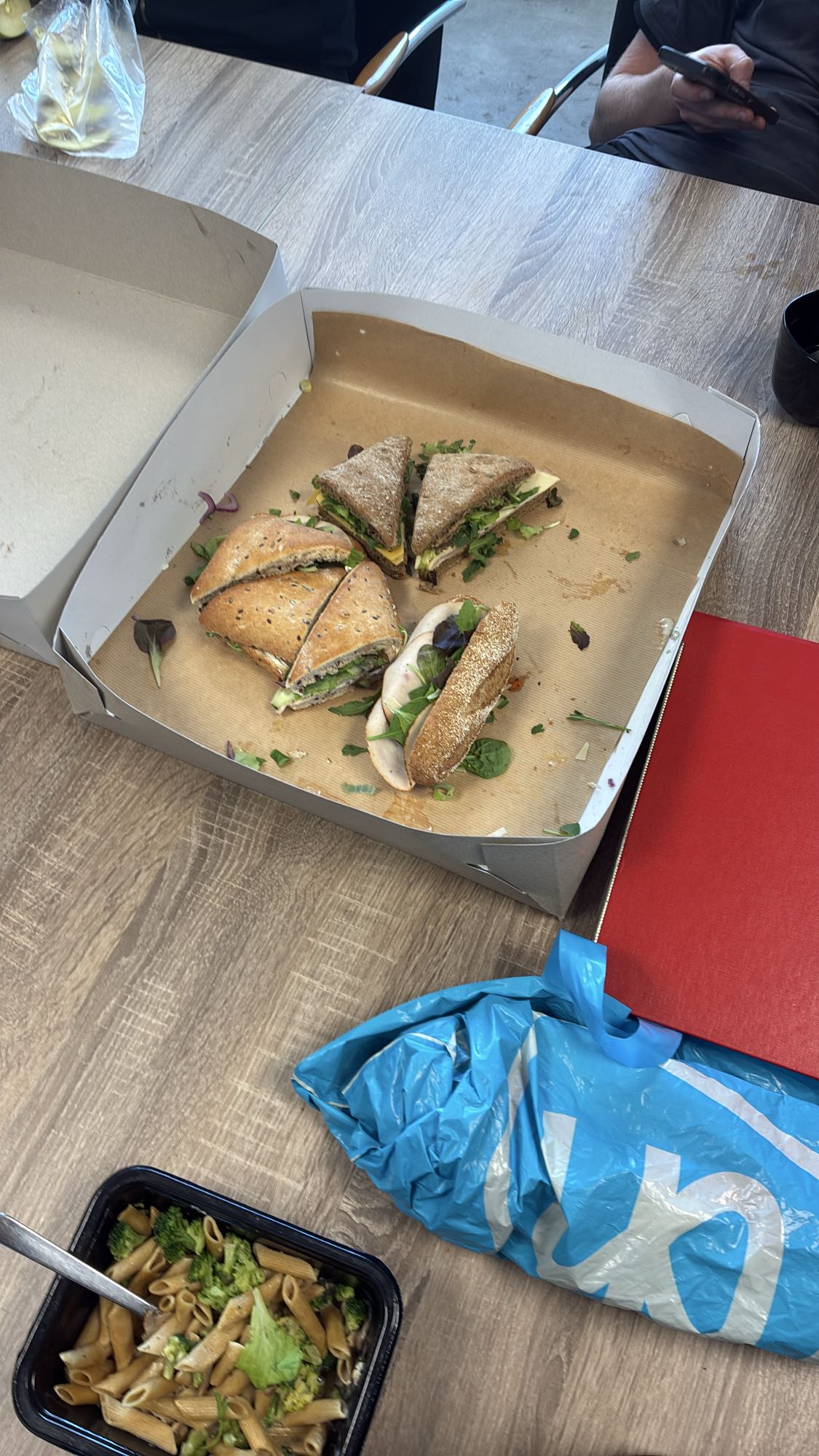 Broodjes en volkoren pasta