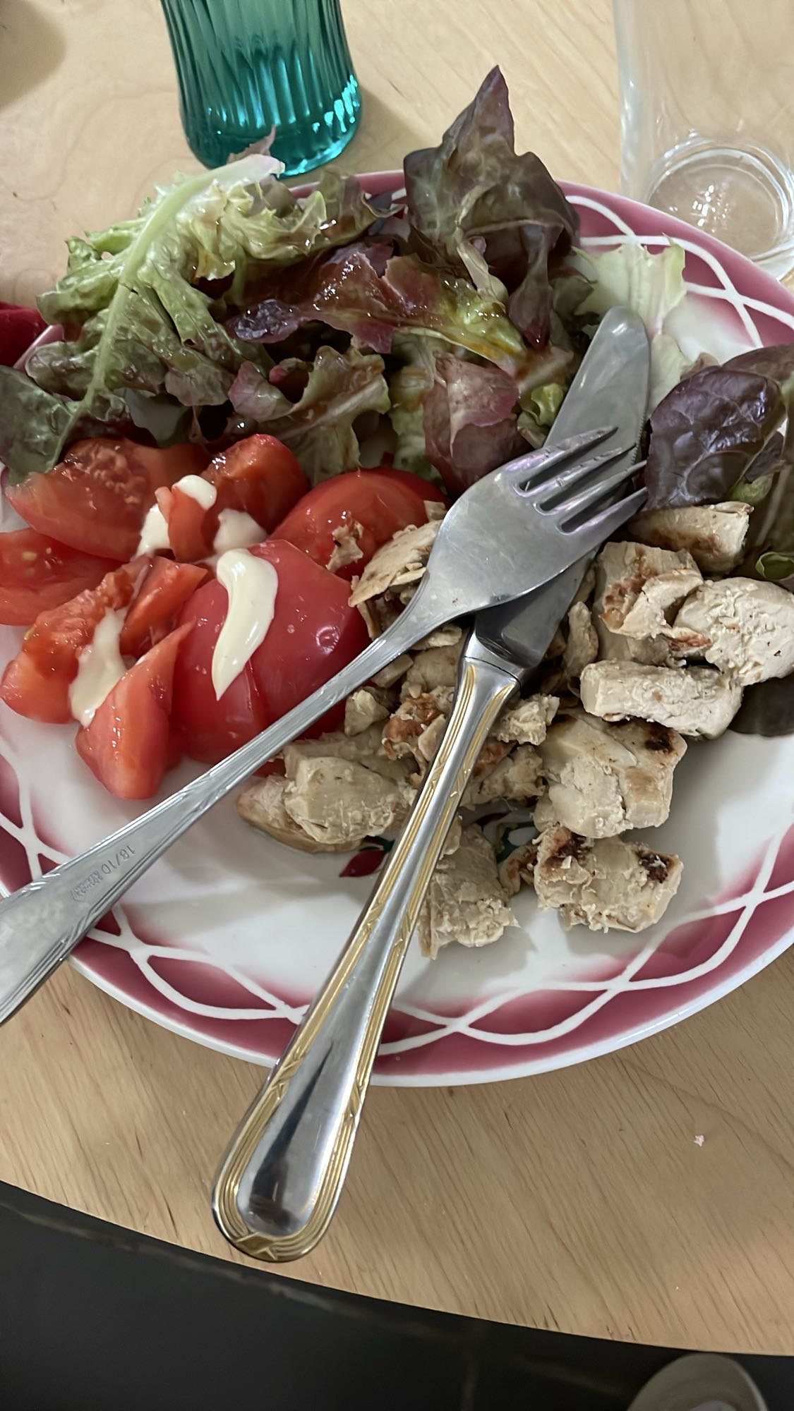 Salade poulet tomate