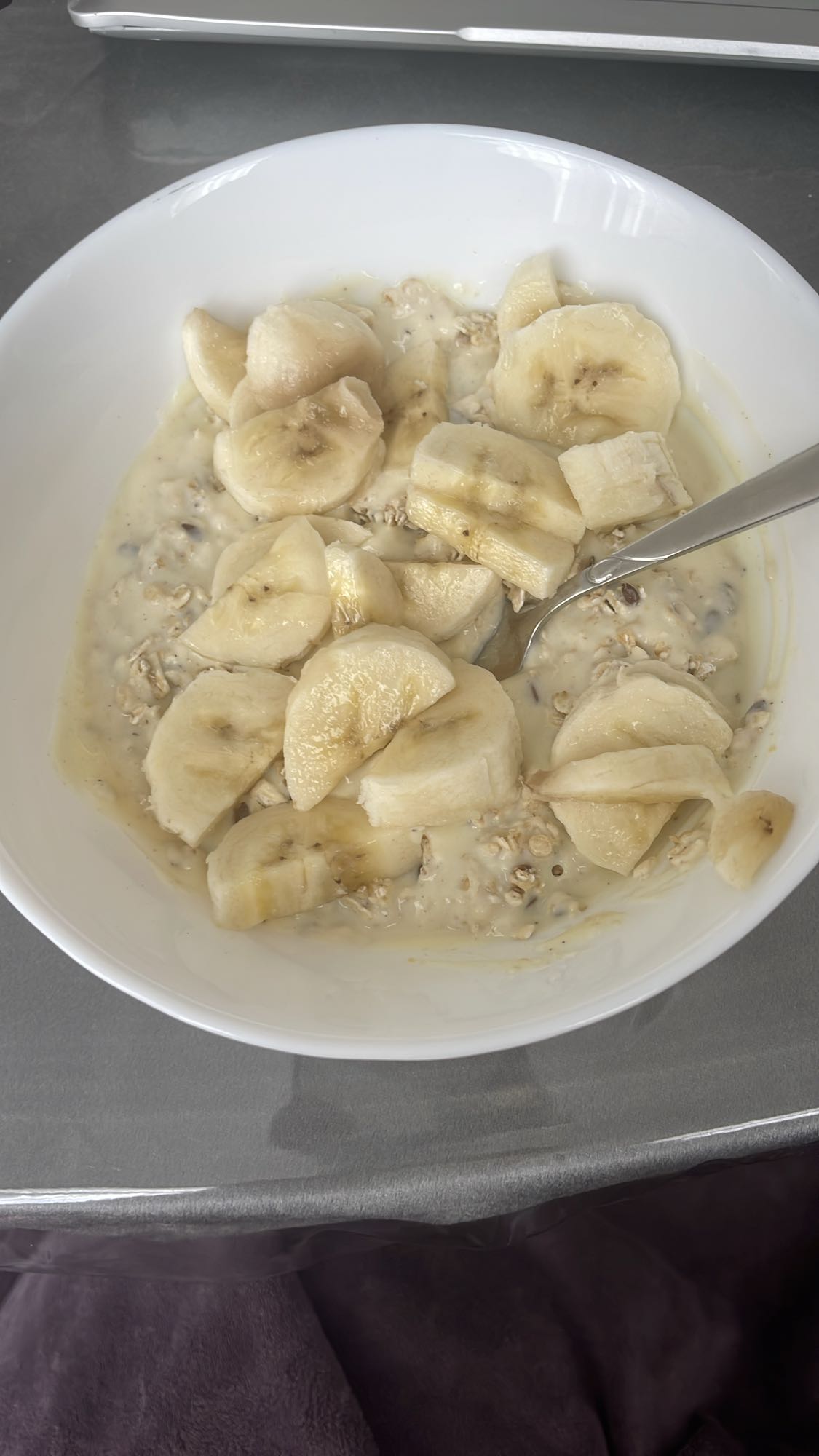 havermout met banaan