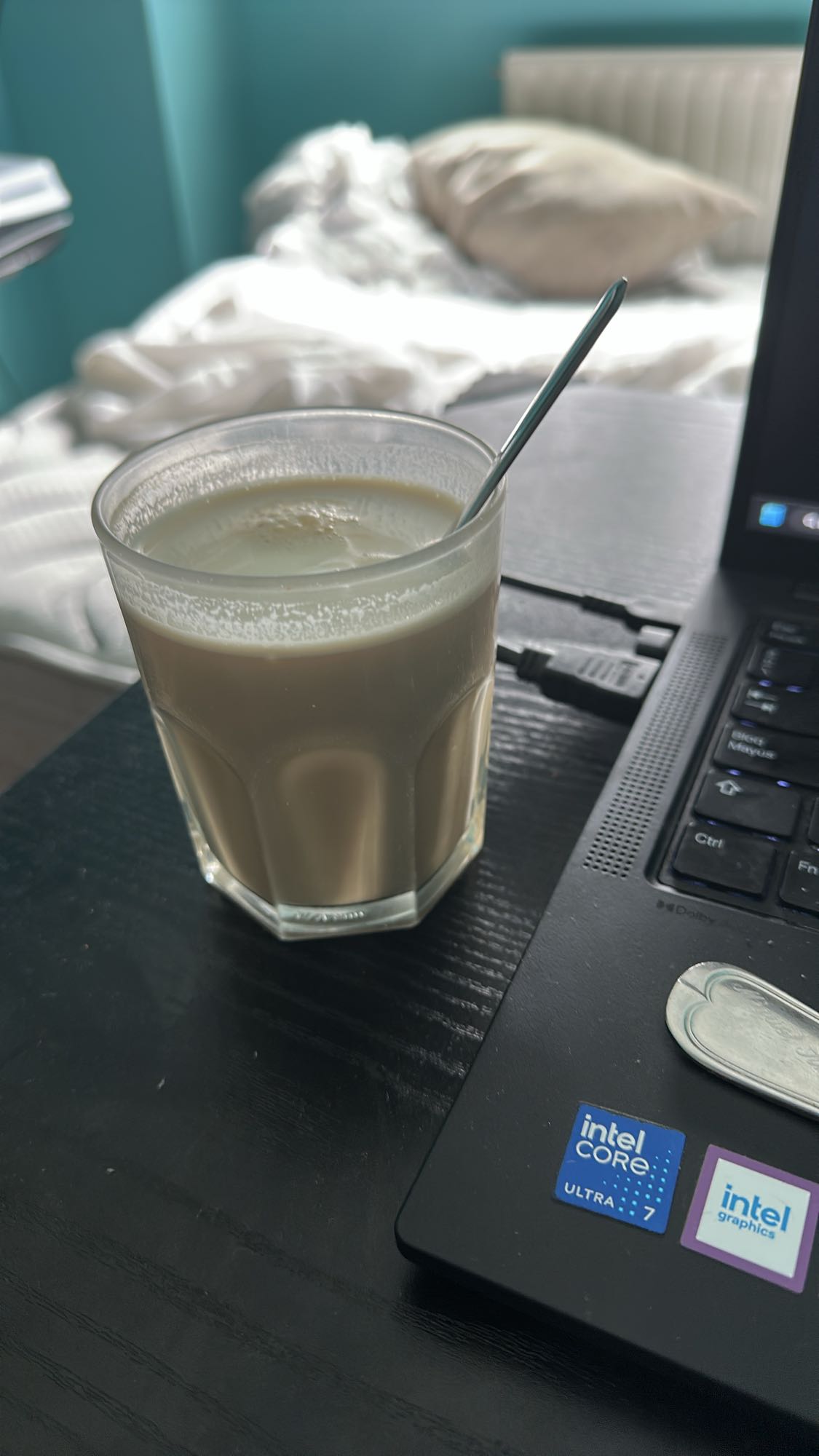 vaso de café con leche