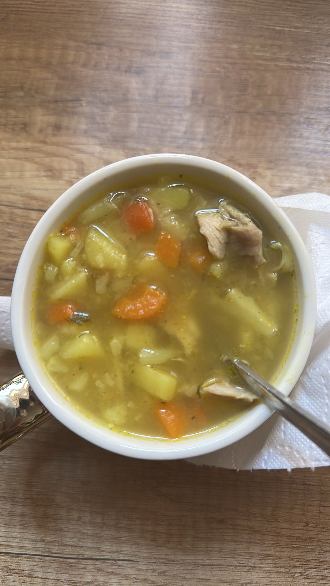 zupa warzywna z kurczakiem