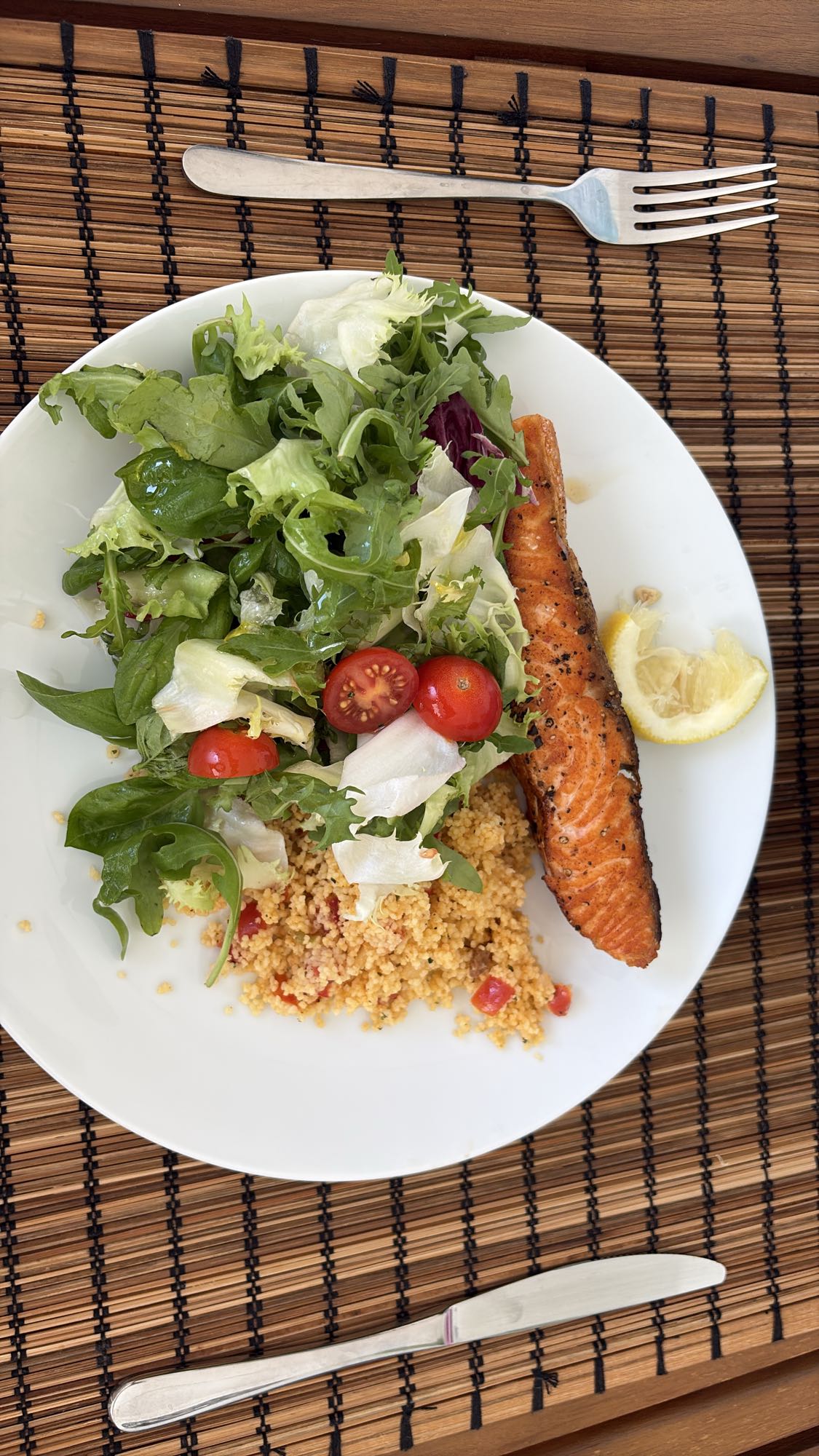 Salmon Salad with Couscous