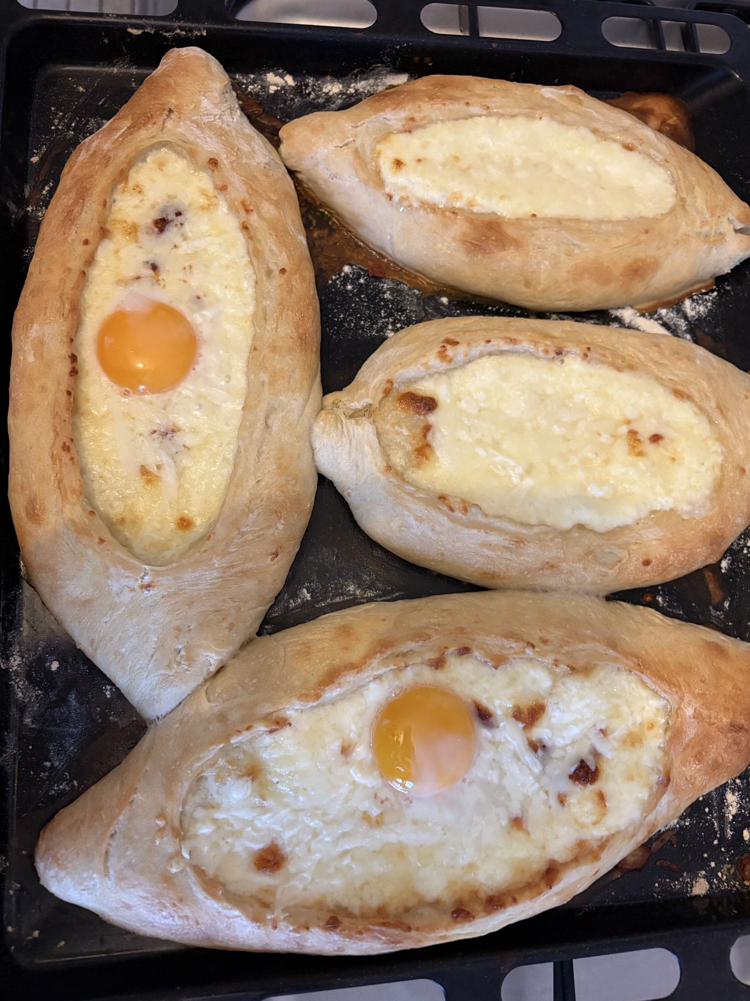 Cheese Egg Bread Boats