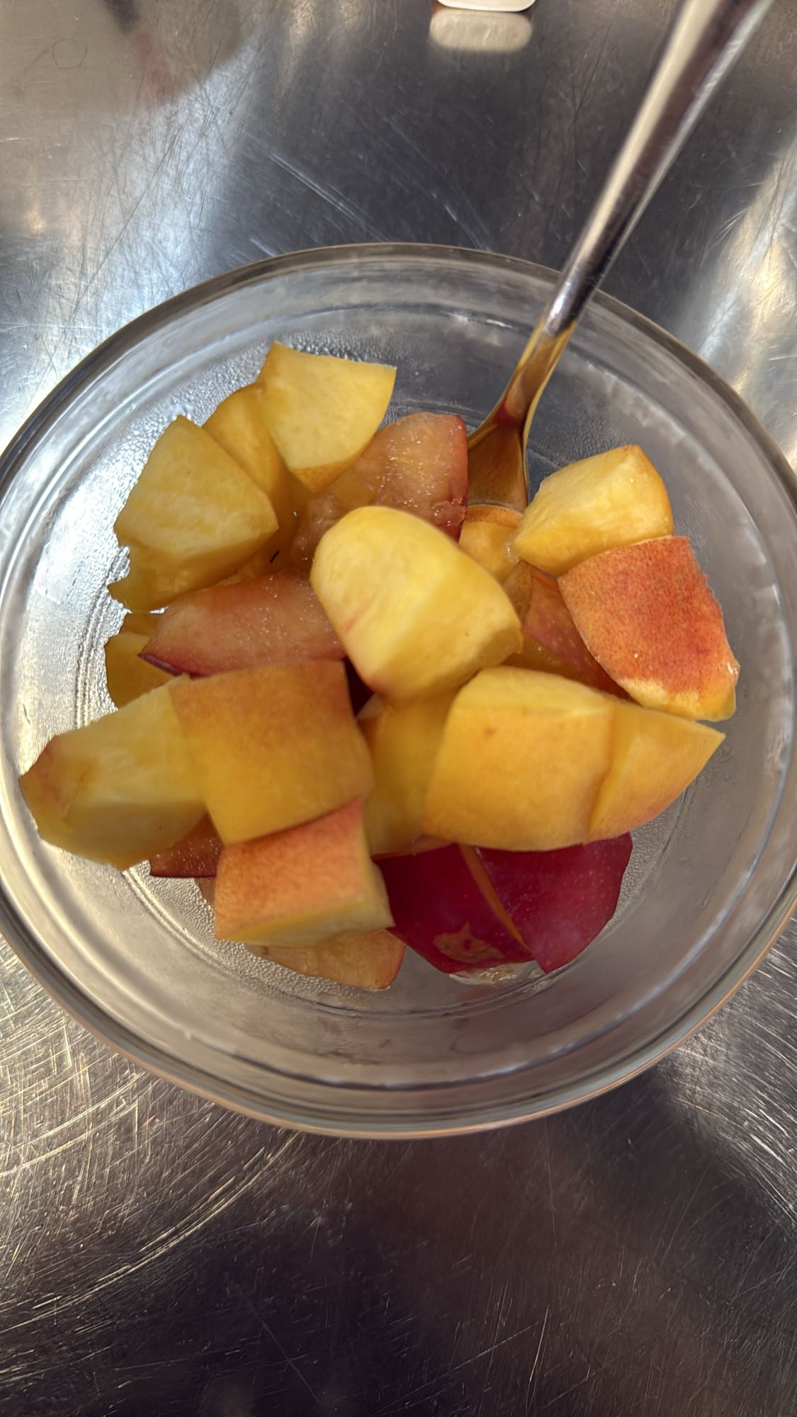 Chopped Nectarine Bowl