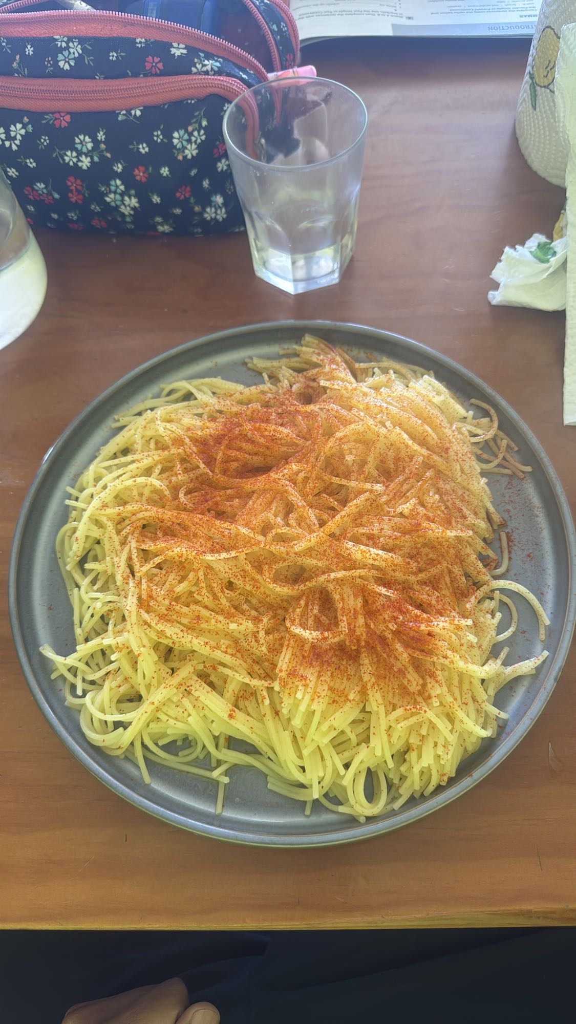 espaguetis con chile