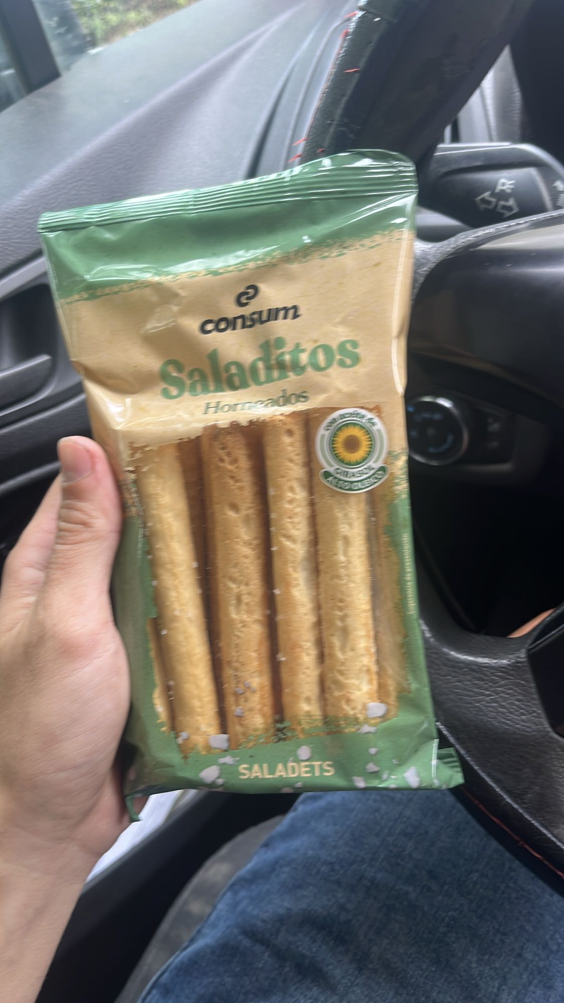 Palitos salados horneados