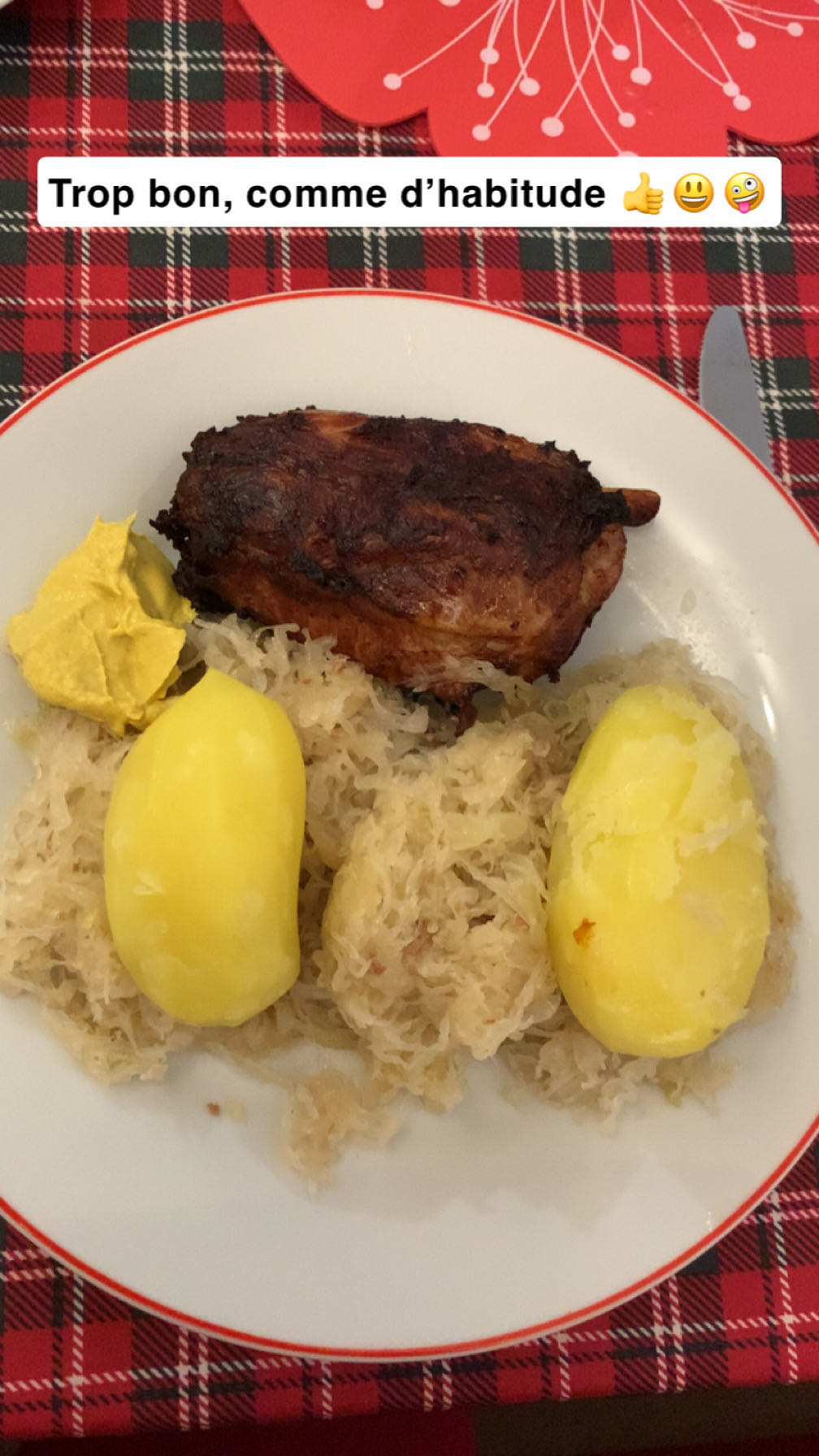 Choucroute et viande