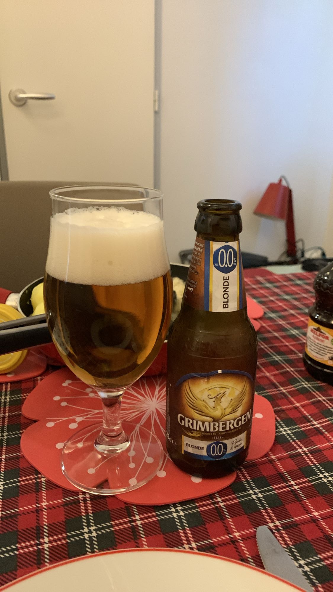 Bière blonde sans alcool