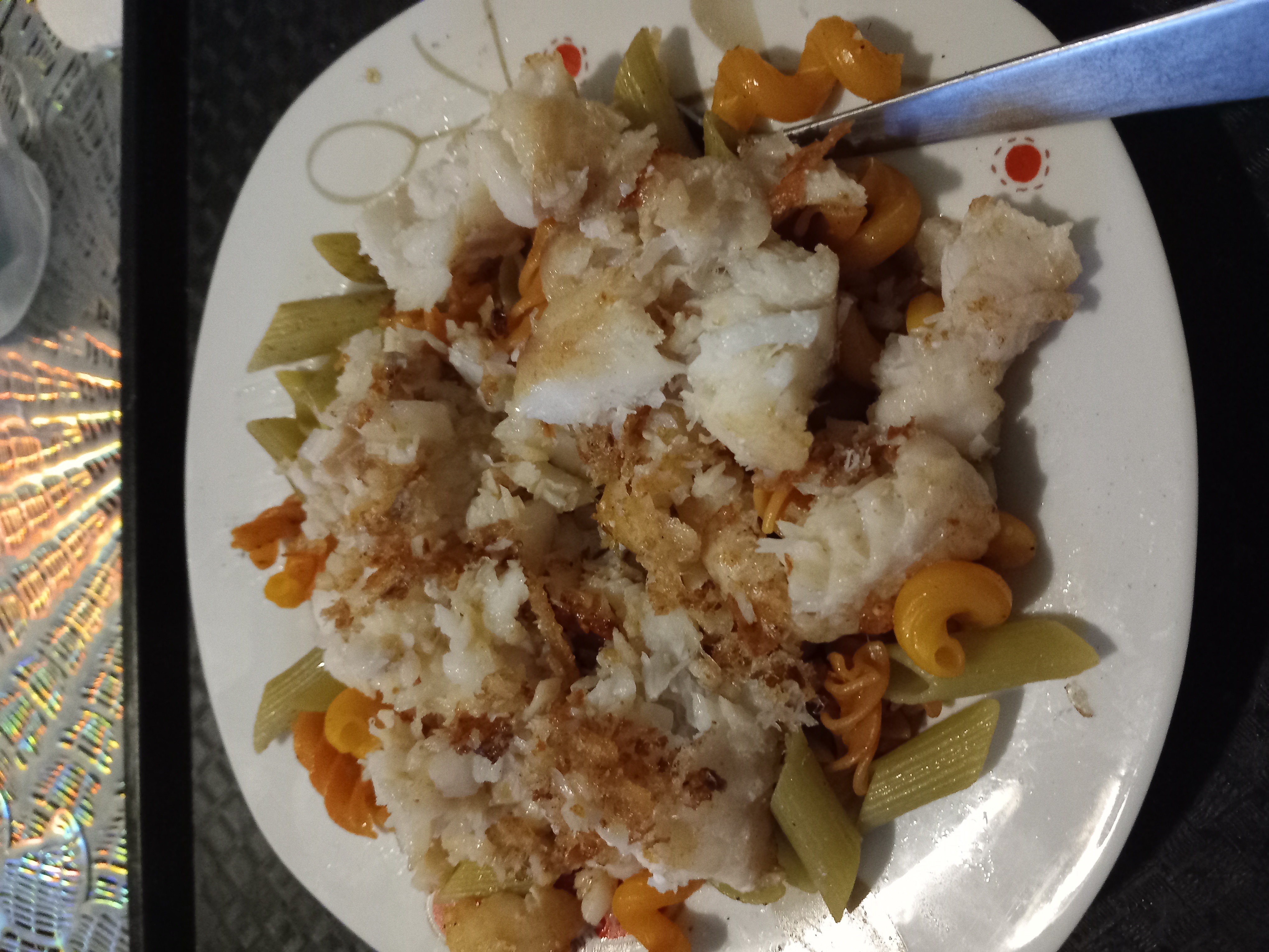 Pâtes au poisson blanc