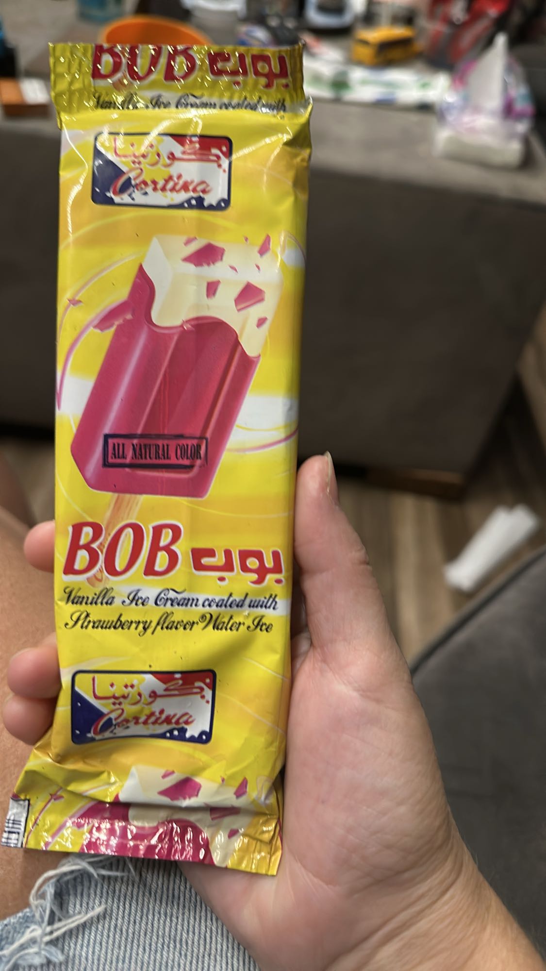 Vanilla Strawberry Ice Bar