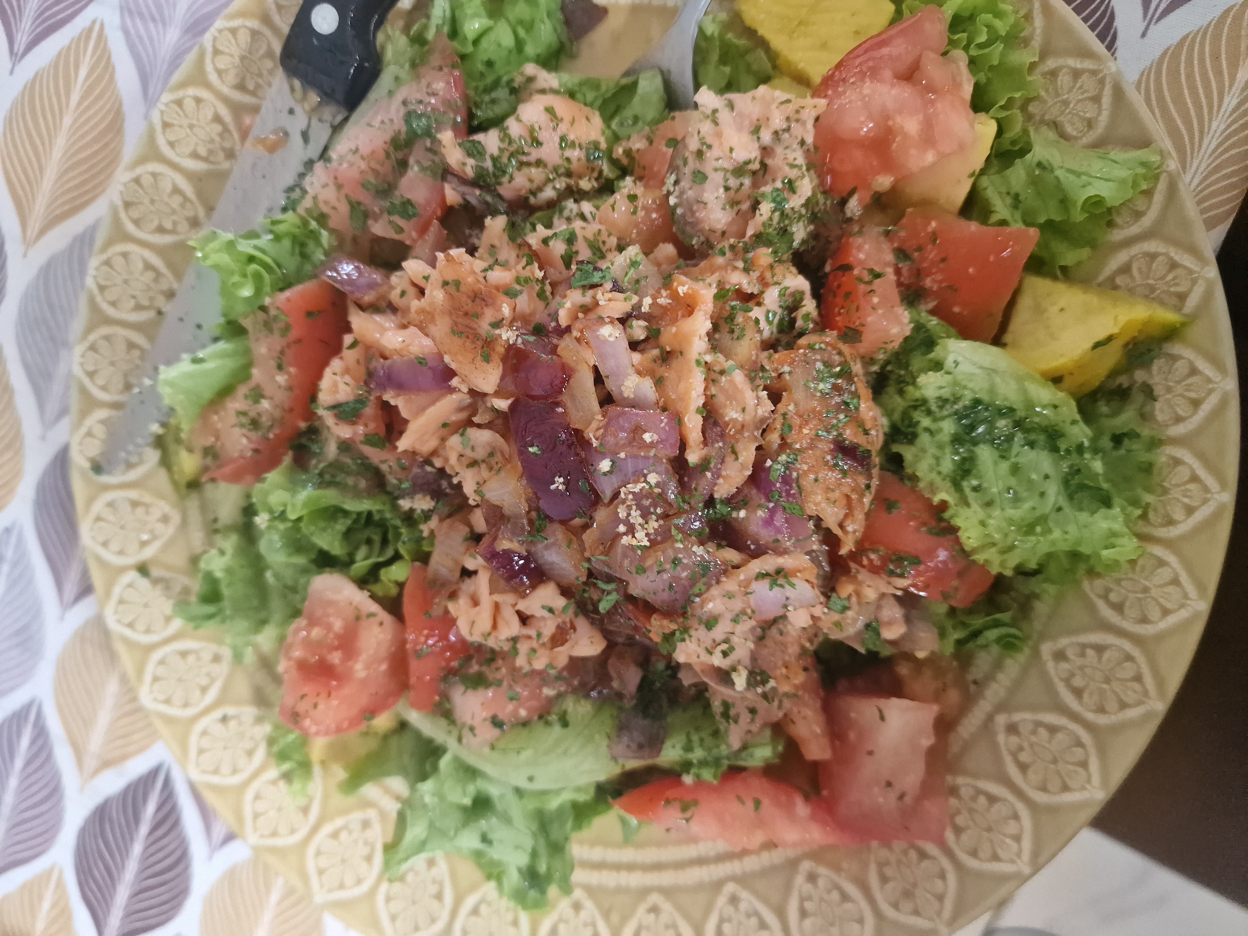 Salade de saumon frais