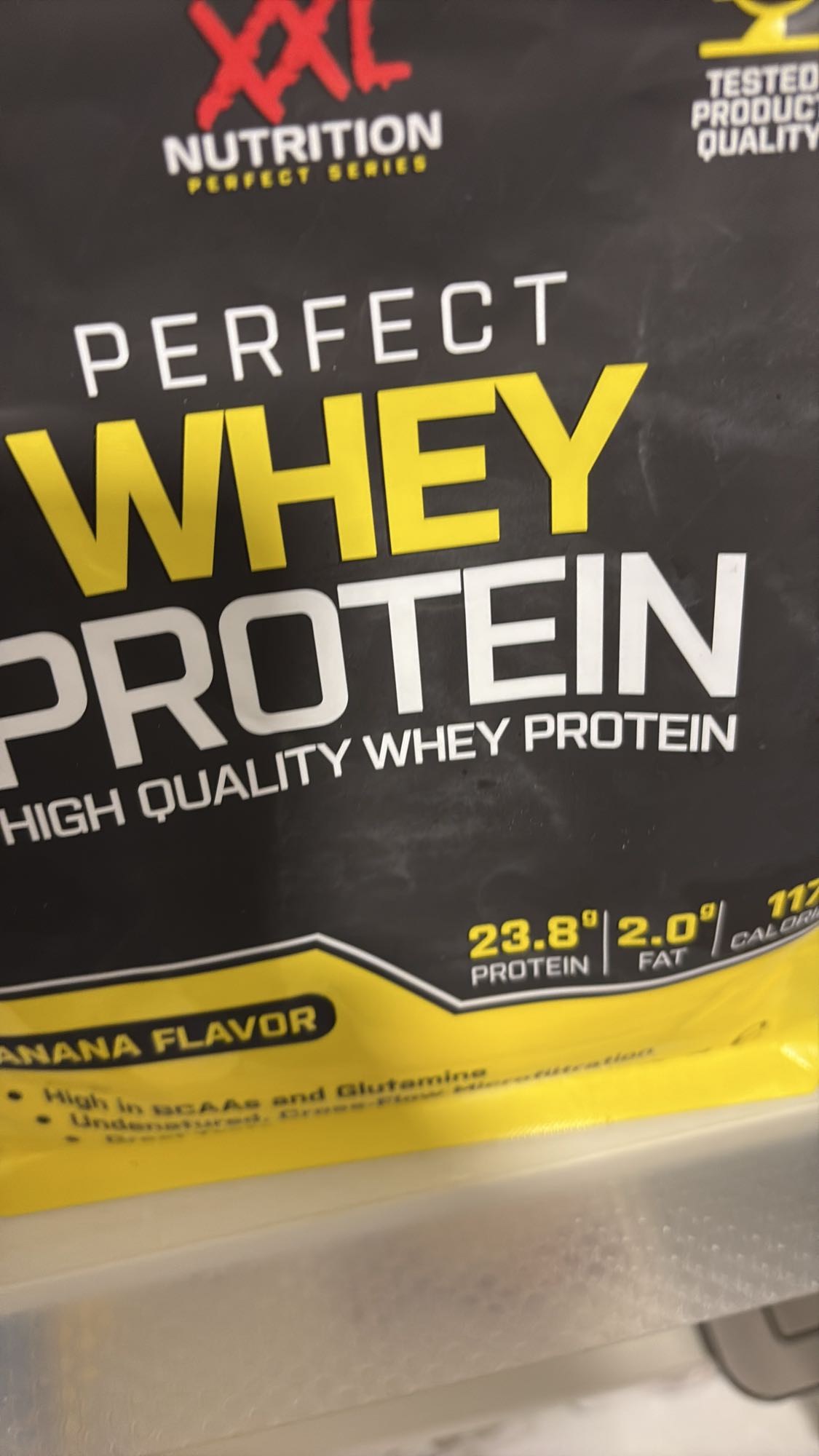 Whey eiwitshake banaan