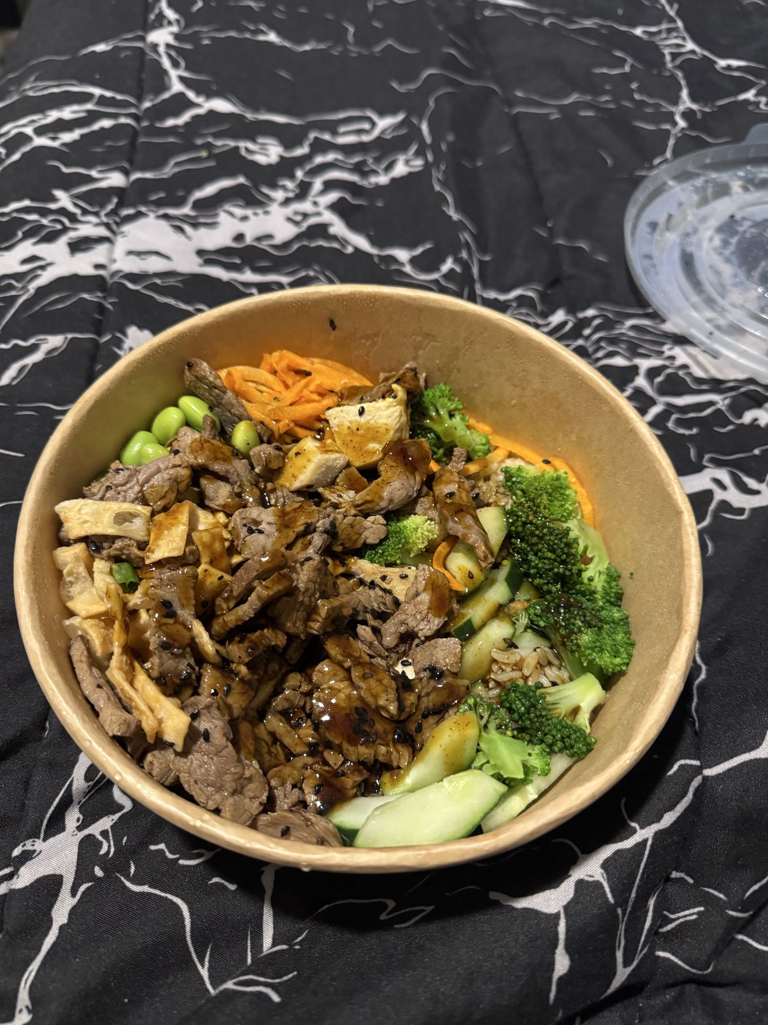 Bowl de ternera y verduras