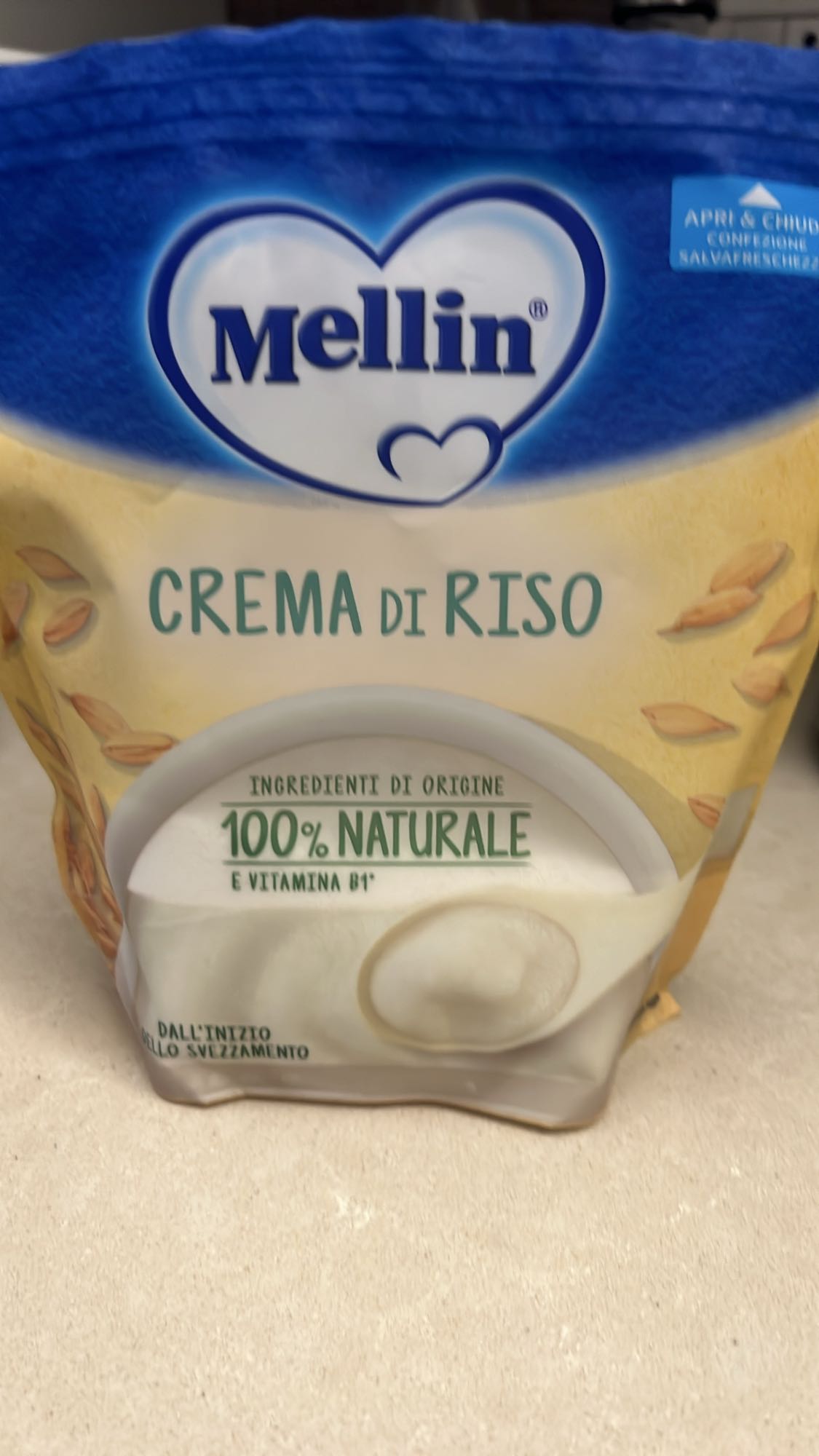 Crema di riso Mellin