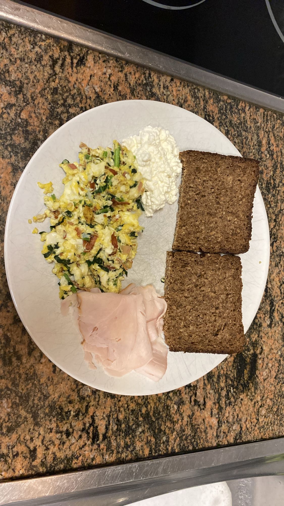 Desayuno saludable mixto