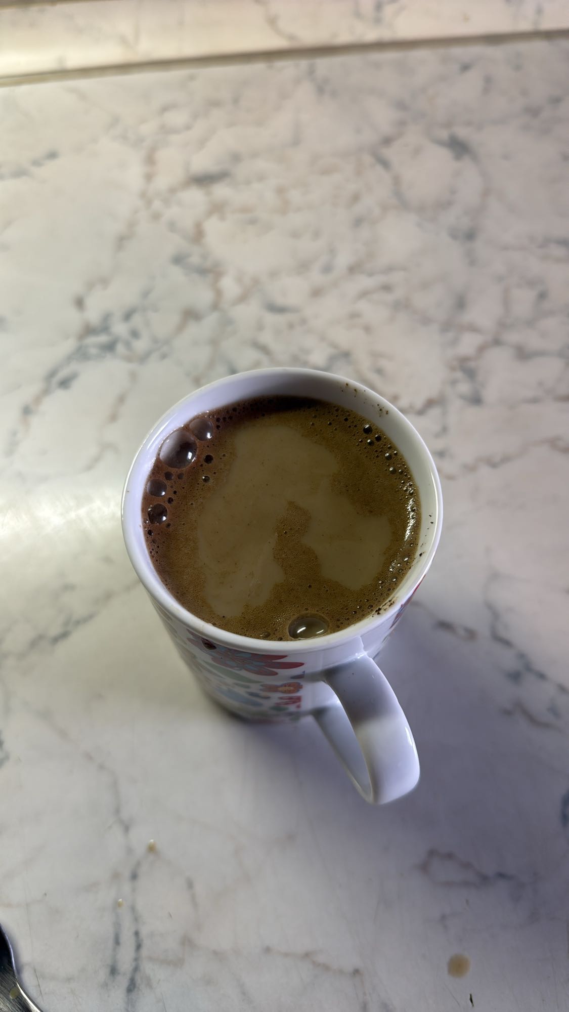 Cup of coffee with milk