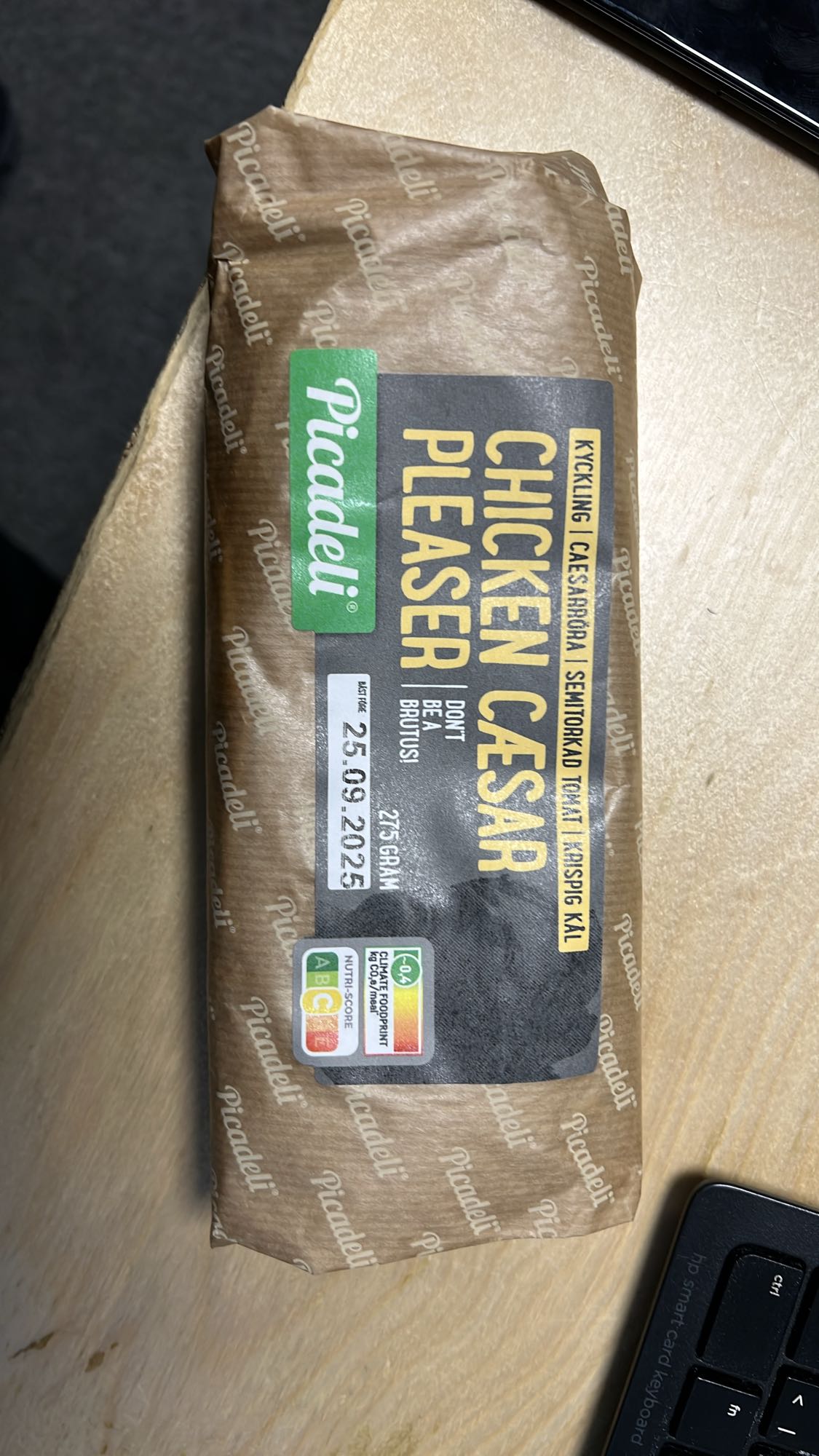 Kyckling caesar wrap