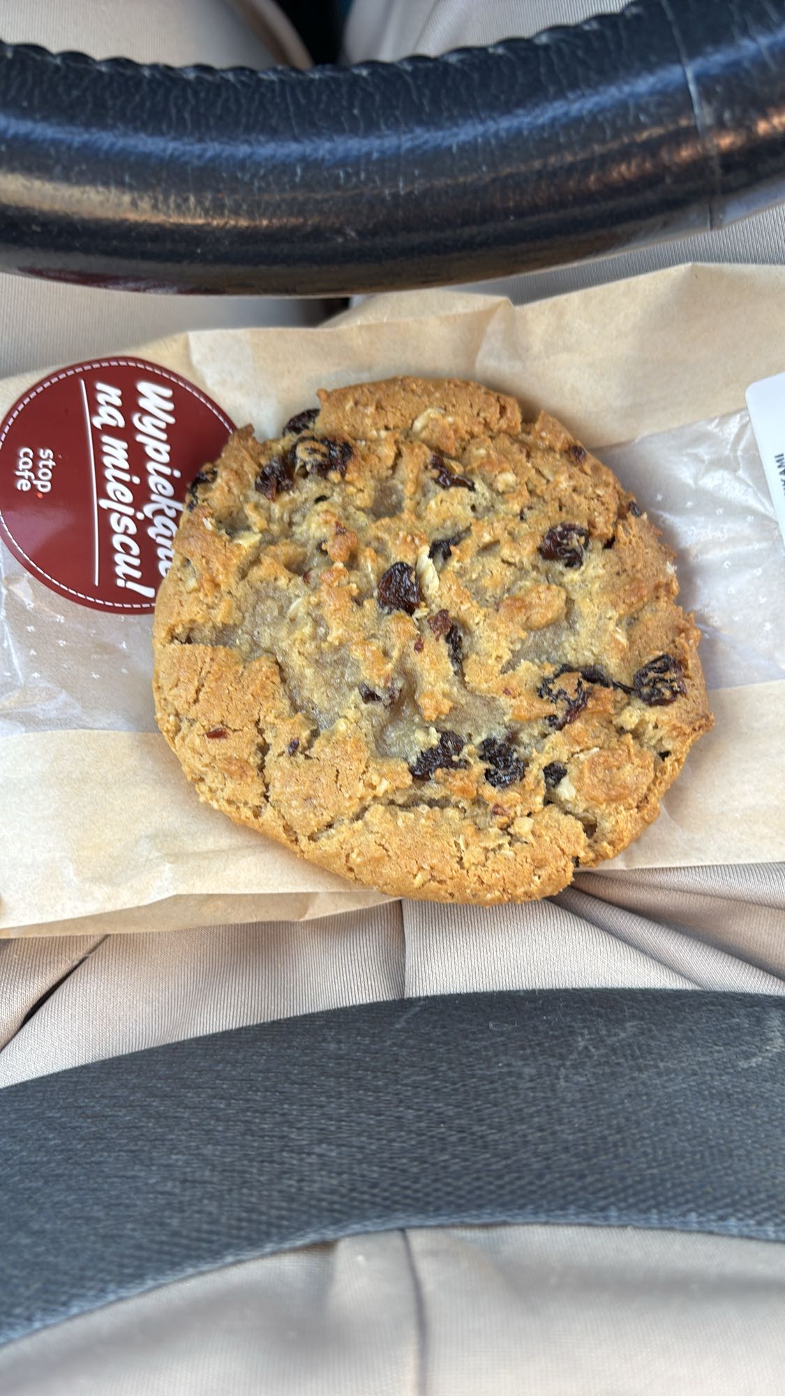 ciastko owsiane z rodzynkami