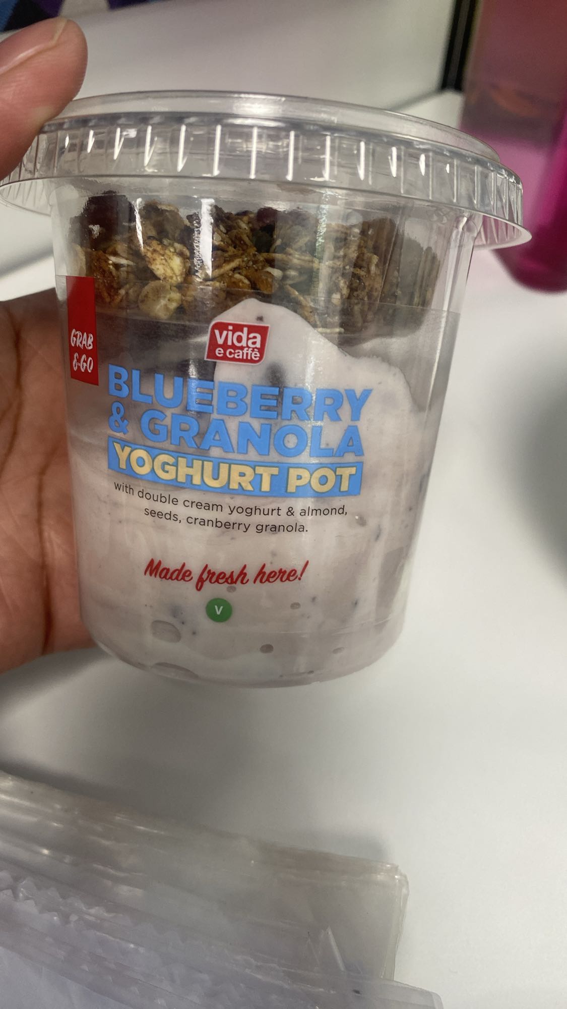 Blueberry Yoghurt Pot