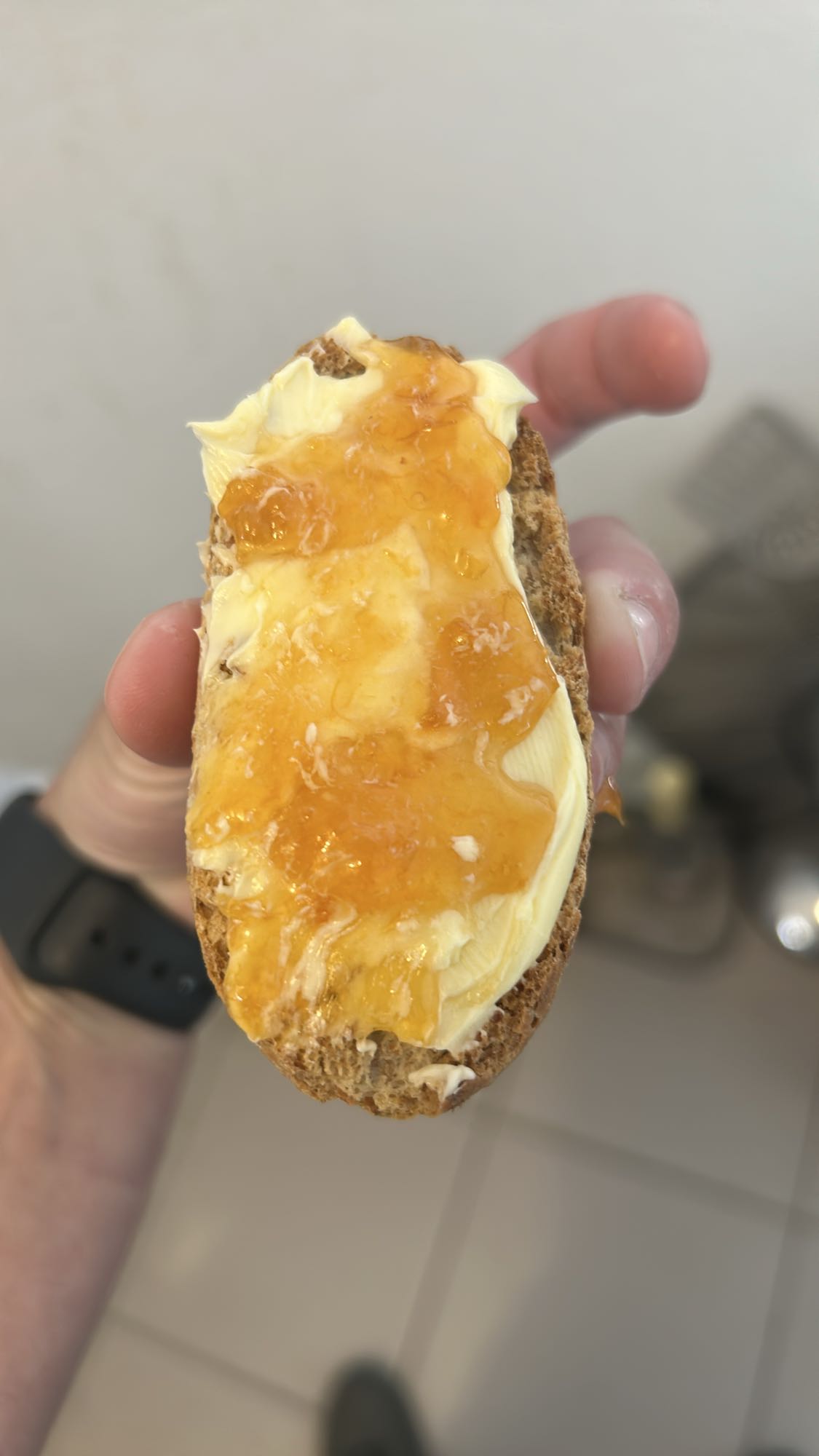 Tartine beurre confiture