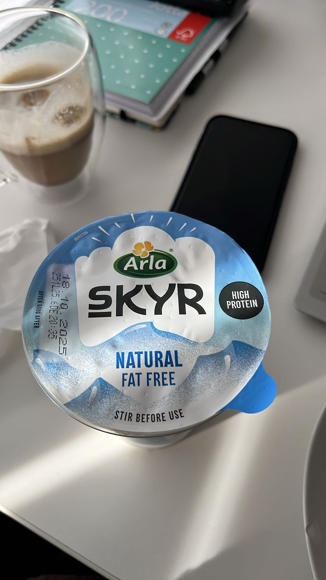 Skyr natural yogurt