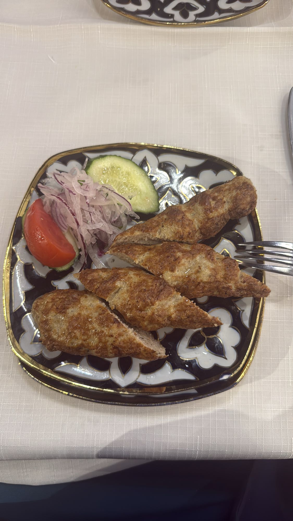 куриные шашлыки с овощами