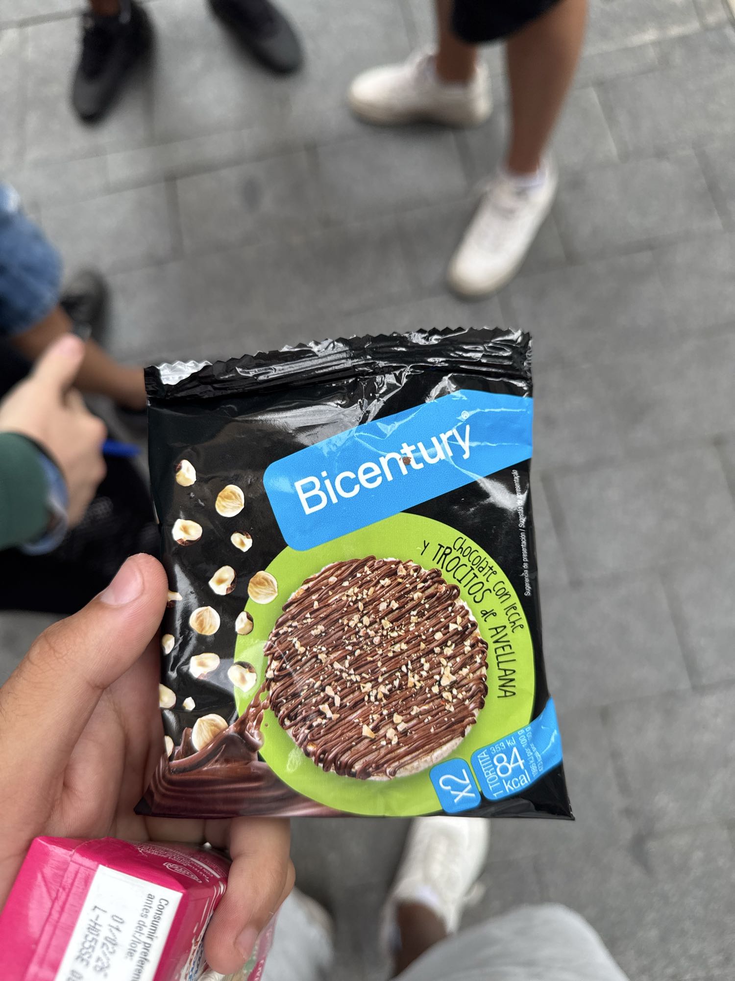 Tortita choco y avellana