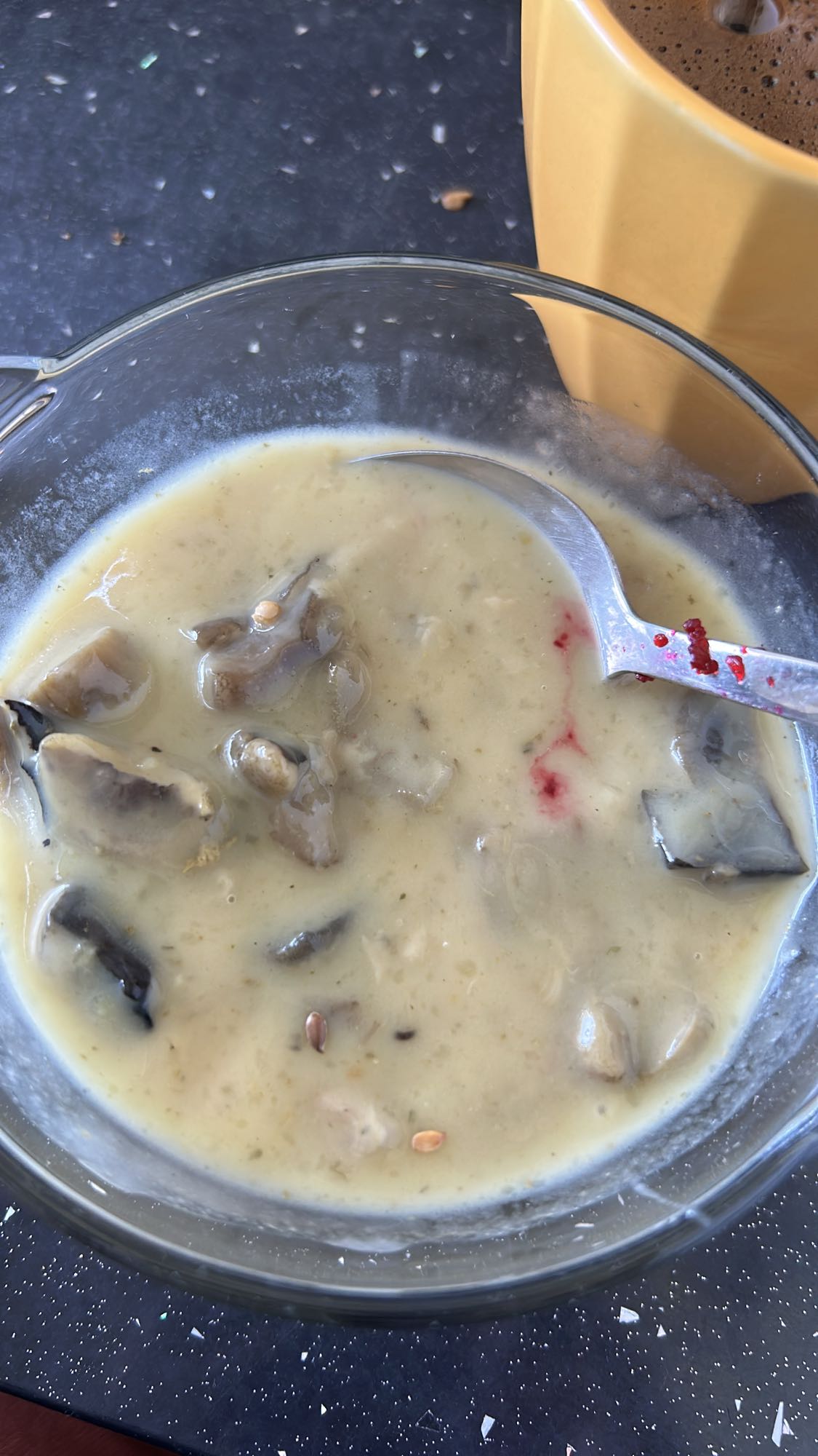 zupa grzybowa z mlekiem