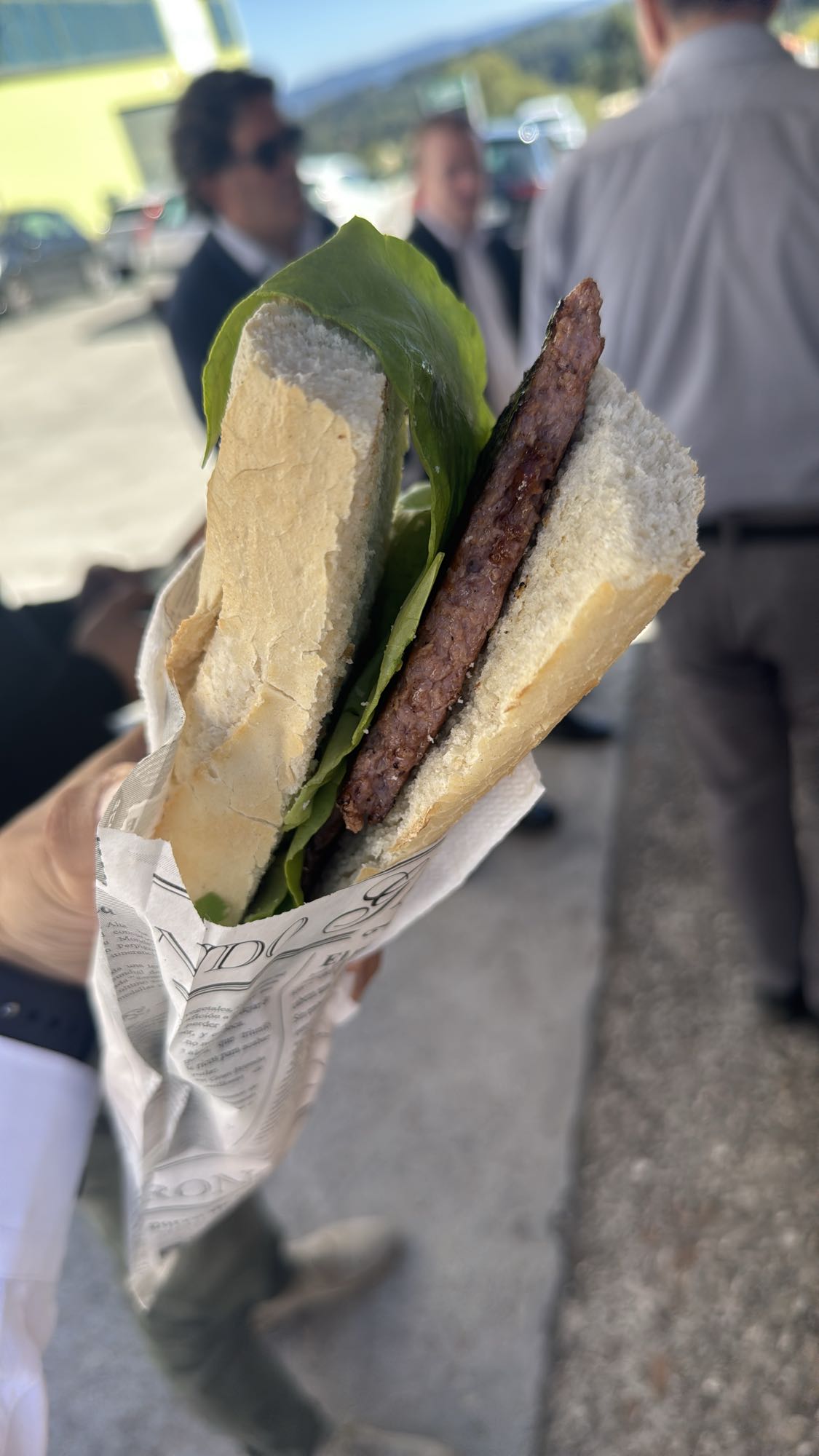 bocadillo de hamburguesa