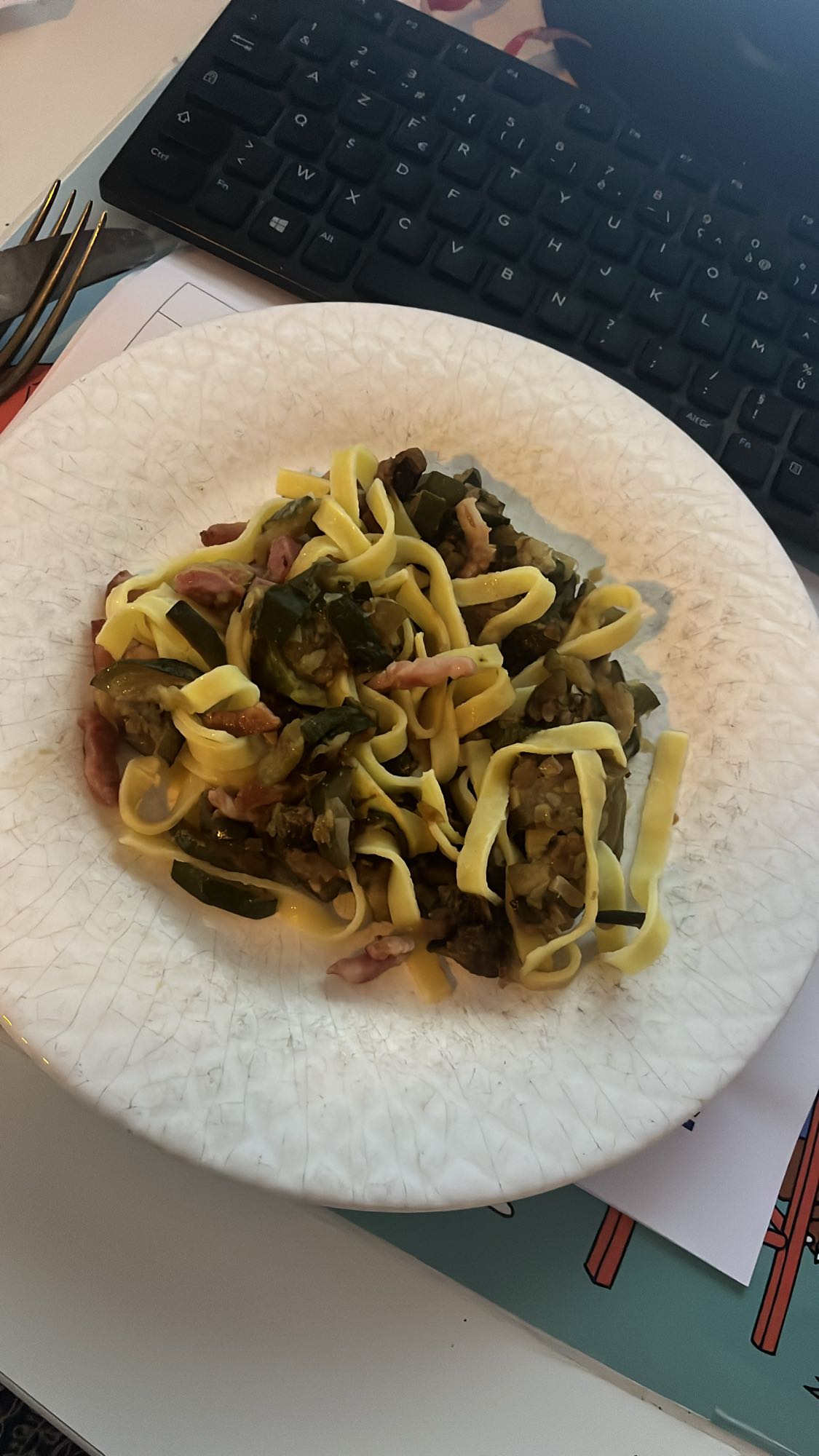 Tagliatelles aux légumes