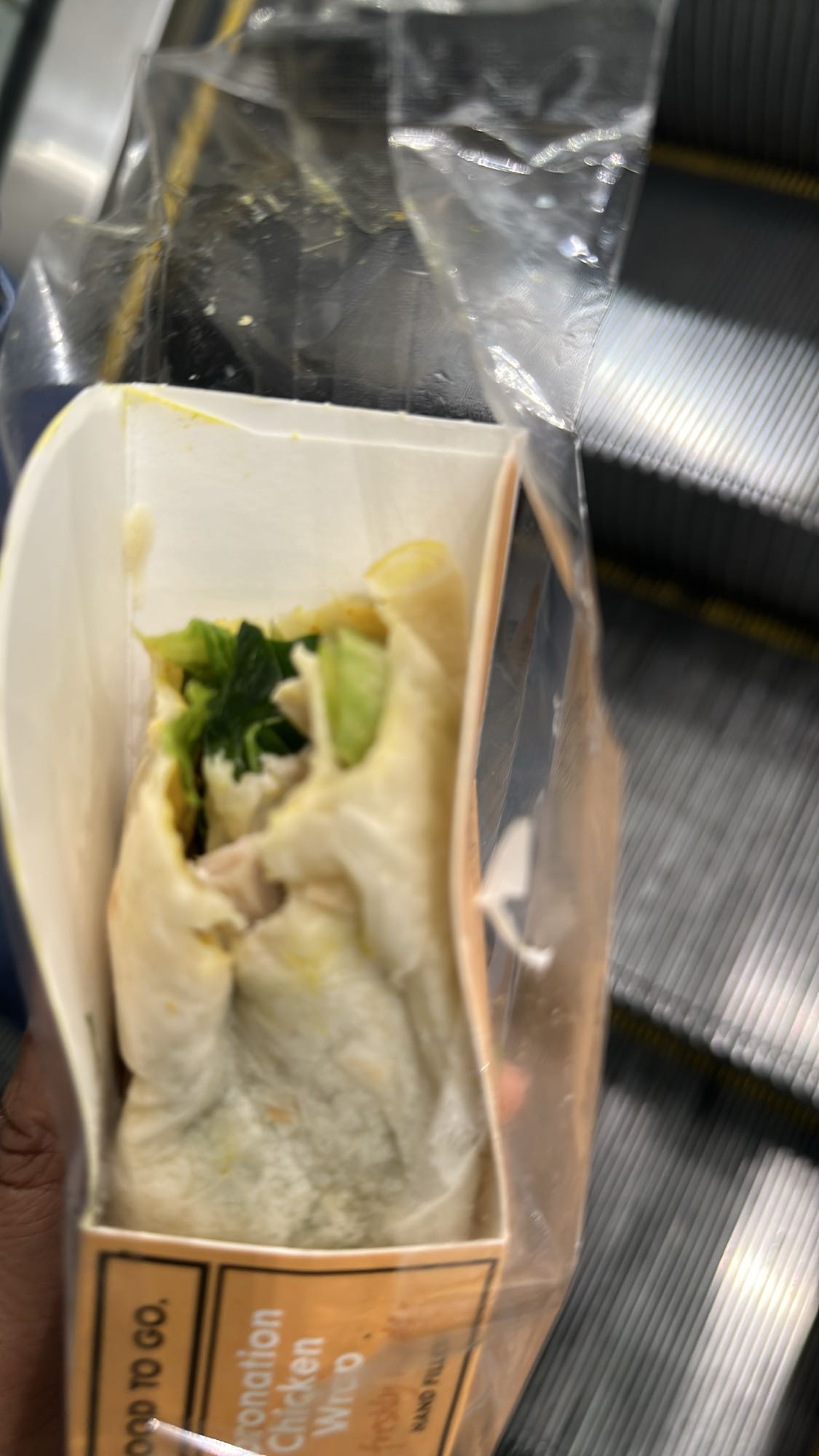 Coronation Chicken Wrap